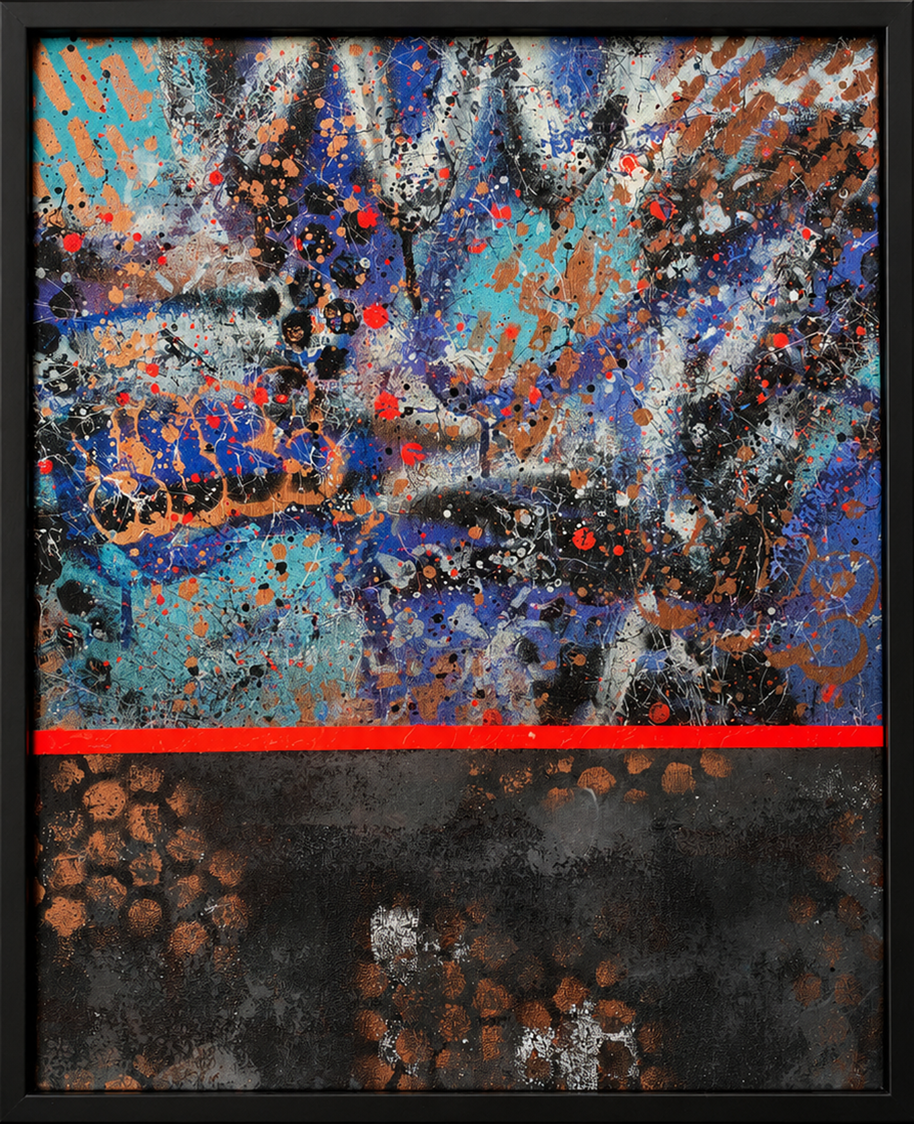Framed Neon-Splatter Abstract Painting-3 1.png