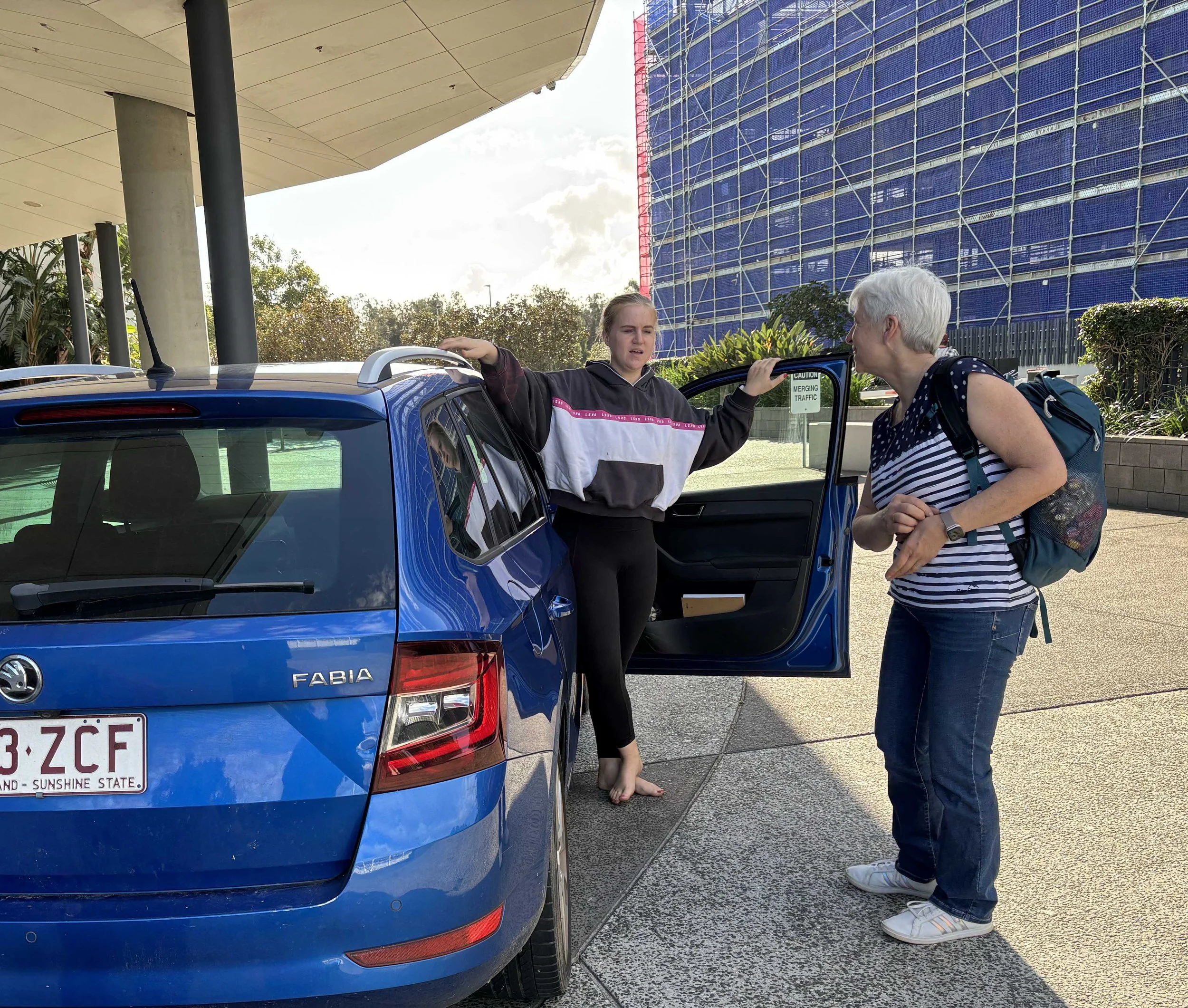 Before we’ve even left…