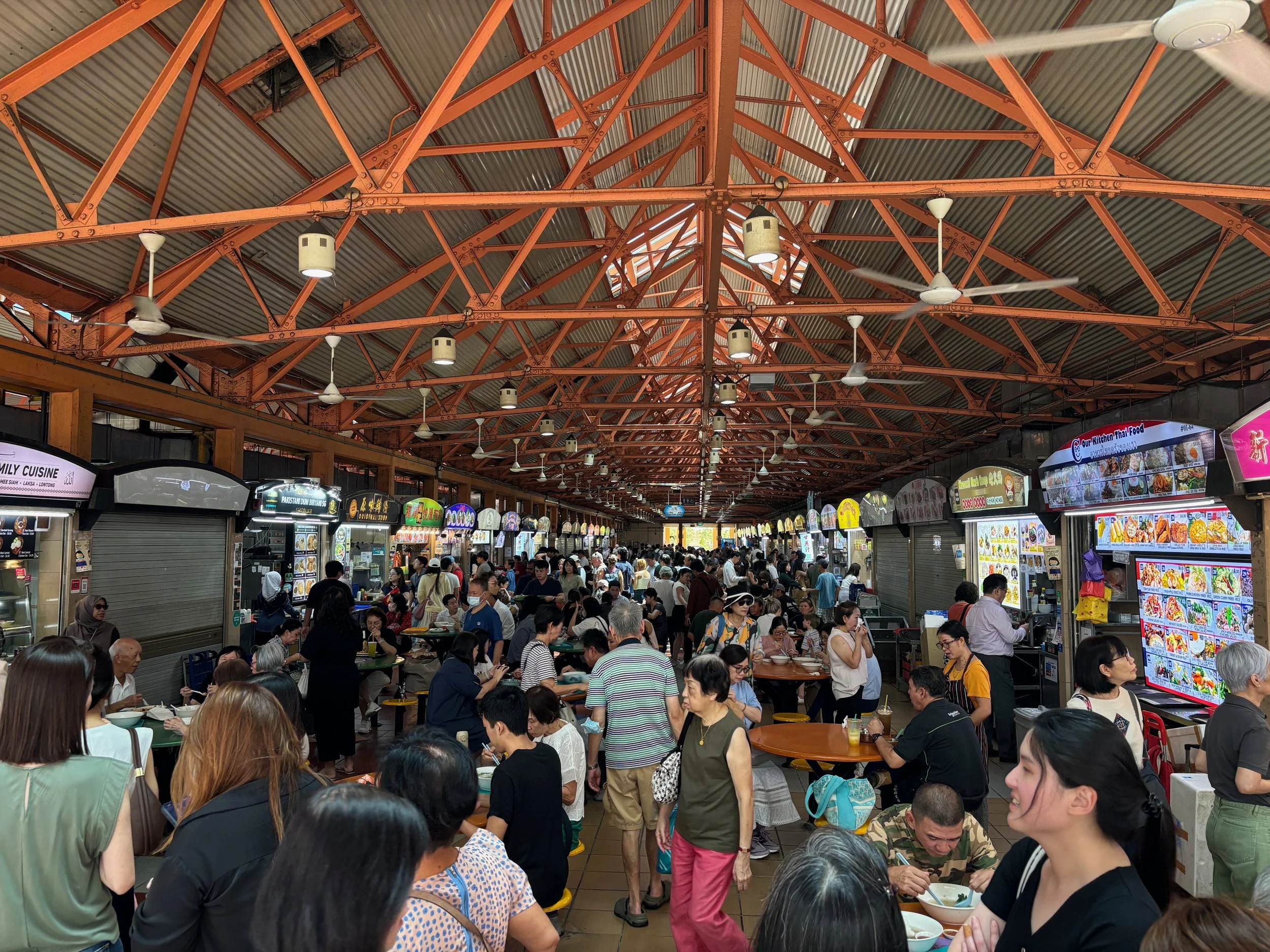 Hawkers Maxwell Street Chinatown.