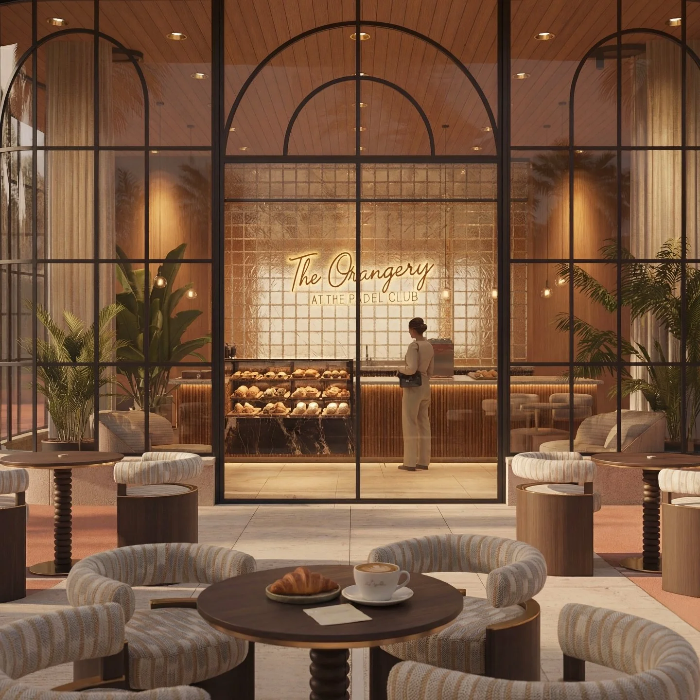 Friday afternoons at the Orangerie &mdash; come for the padel, stay for the coffee.

Padel clubs are becoming the social spots in Dubai, and for this #AIFridays, we&rsquo;ve imagined a cafe that&rsquo;s going to be hard for you to leave. 

For those 