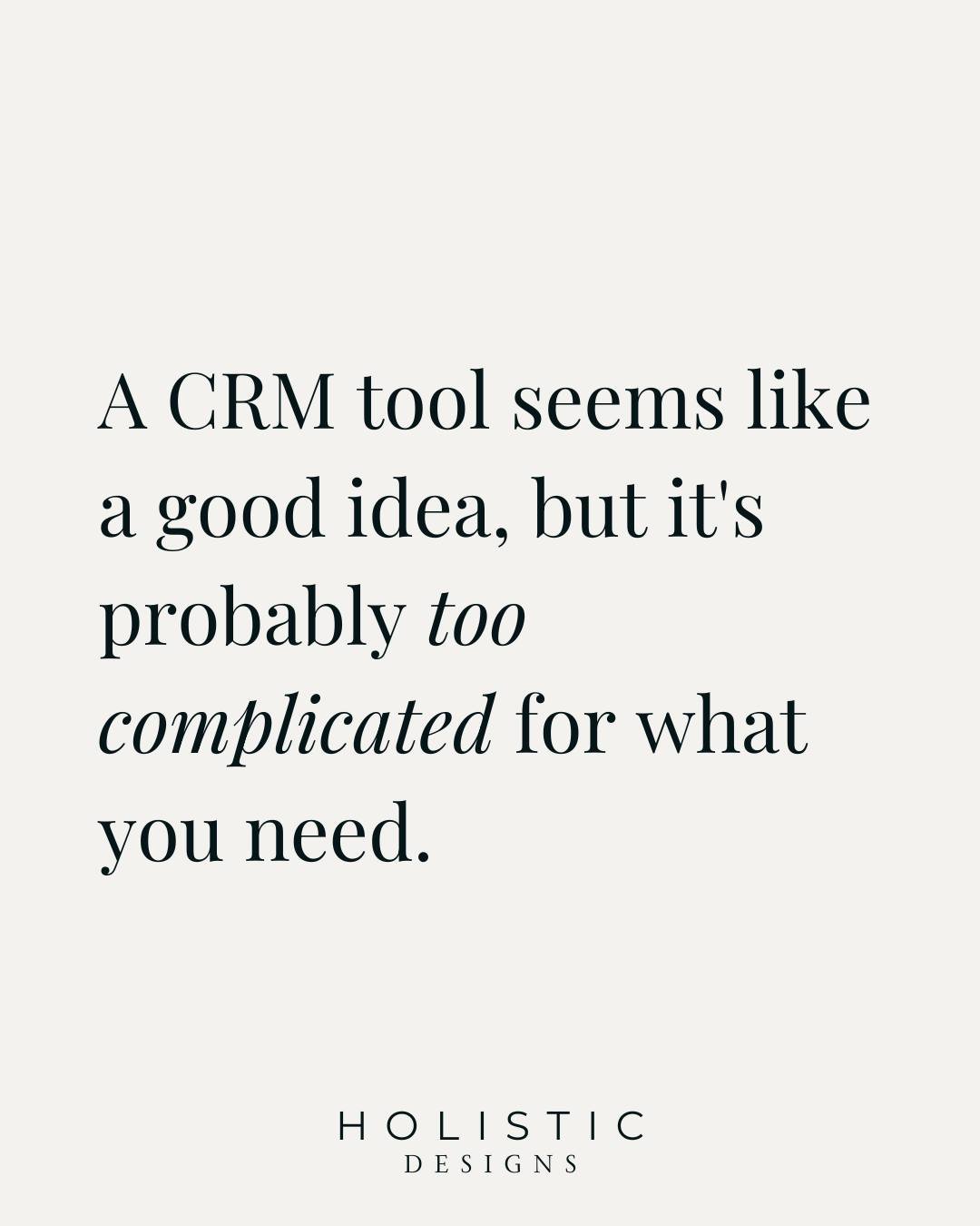 Sound familiar?

In truth, you're overwhelmed and uncertain about investing in a CRM because you don't know how it could benefit your business.

People fear what they don't know and don't fully understand.

My basic question to you is, how do you pla