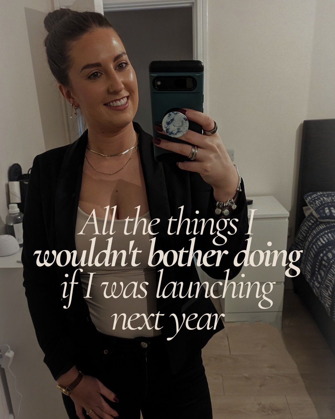 not everything on your to-do list is moving the needle. 

some of it is just ~procrastination~ in disguise 😬
 
if you want proper launch support next year, you know where to find me ✌

#launchstrategist #launchmanagement #operationsconsultant #launc