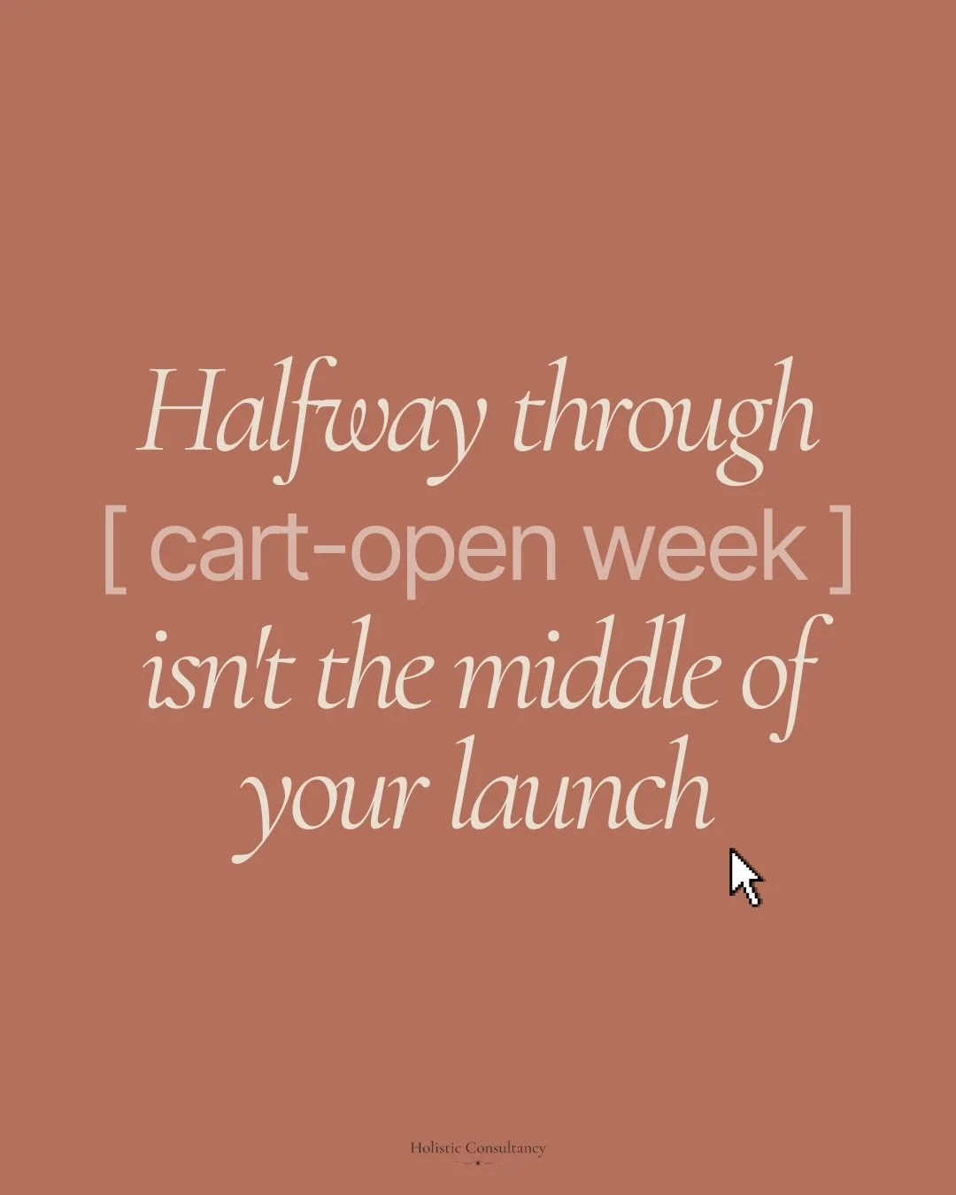 cart-open week is the bit everyone obsesses over, but it&rsquo;s never the bit that makes or breaks the launch... it&rsquo;s EVERYTHING you did before it.
 
if you&rsquo;ve got big plans and launches upcoming in 2026, my Legacy Retainer is your secre