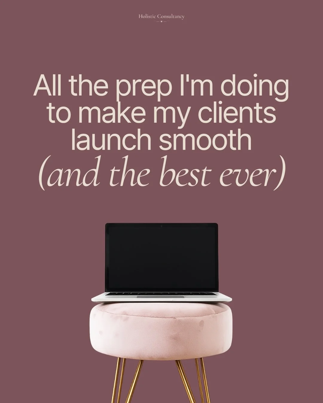 smooth launches do not happen by accident.

they happen because someone is thinking about the sales page, the emails, the waitlist, the client journey, the calendar, the reminders, the testing, and all the moving parts before the launch even gets sta