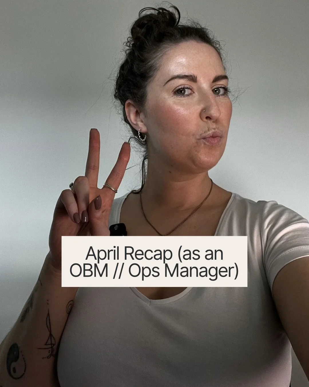 April Recap (as an OBM // Operations Manager)

Last one is my fave 🥹🤍

xoxo

#operationsconsultant #obm #launchmanagement #onlinebusinesssupport #businessoperations