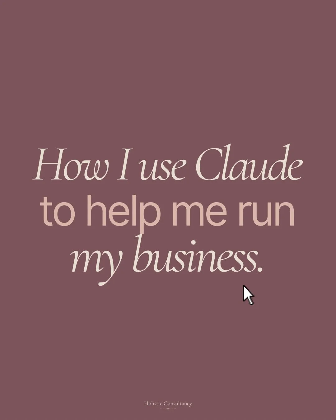 AI for business is having a moment and honestly, most people are using it wrong 😬

what I mean by that, is that they haven&rsquo;t set it up to actually work for them yet and customised it to work for YOU.

the second you jump in without programming