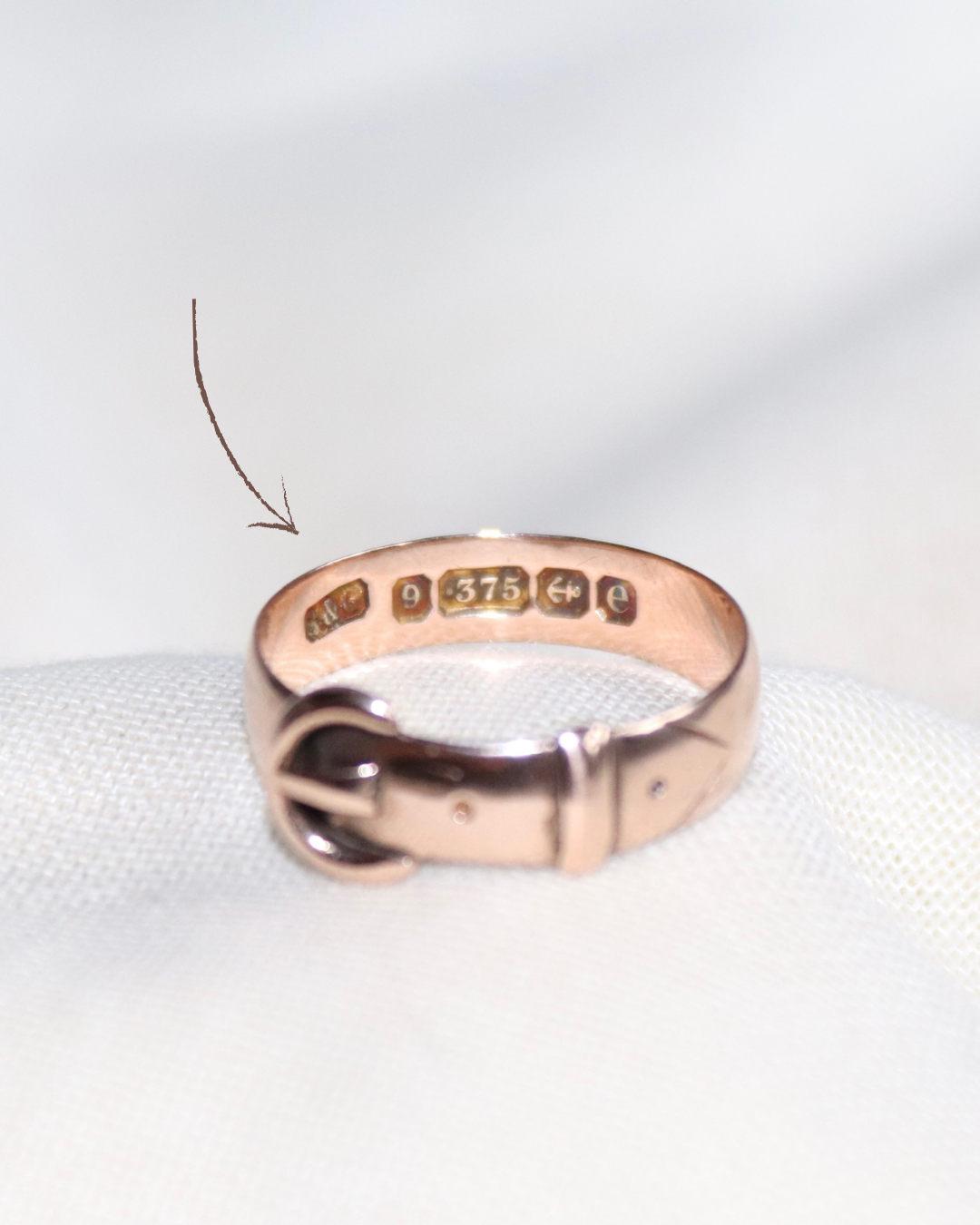 Antique Ring. Makers mark hallmark