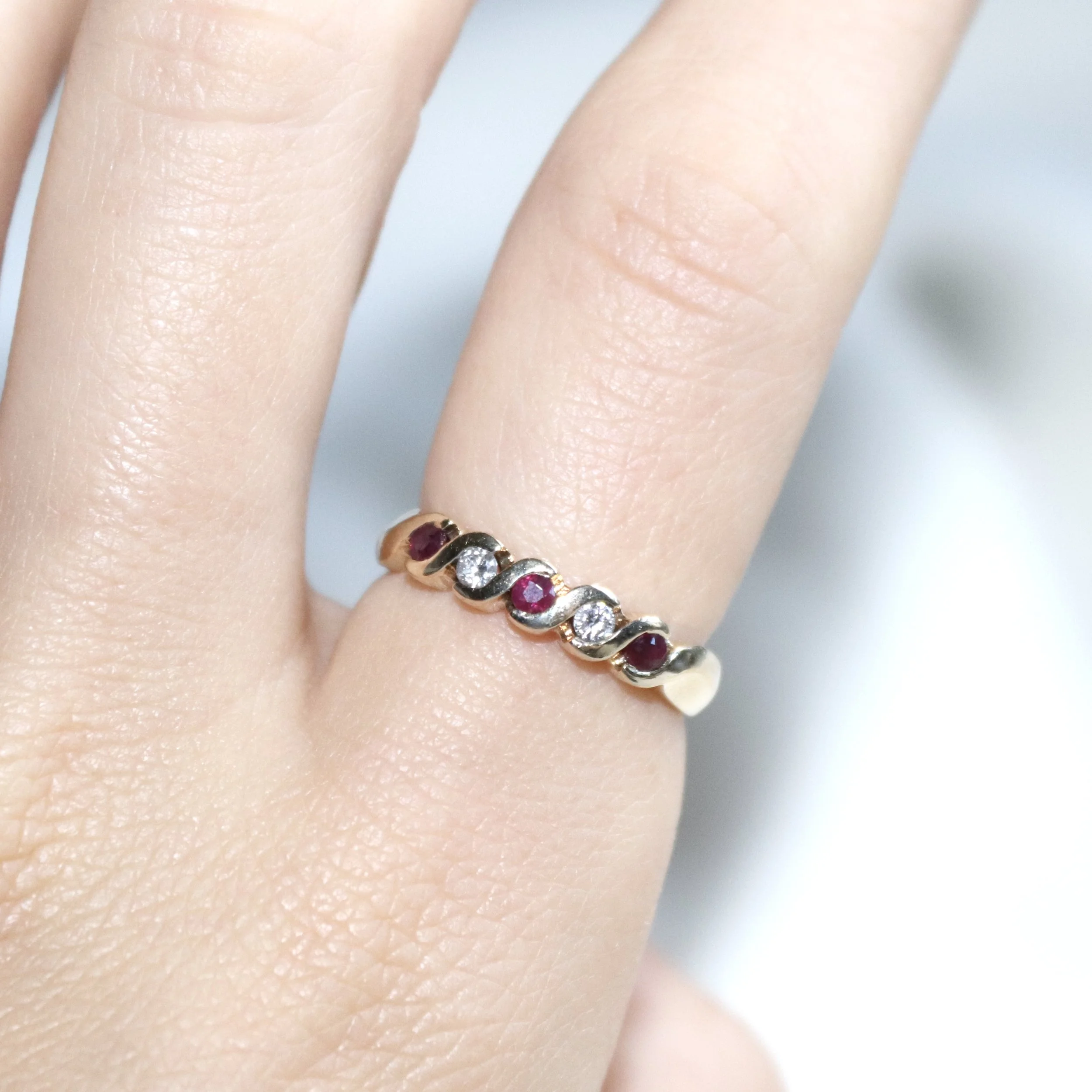 9ct ruby and diamond twist ring.jpg
