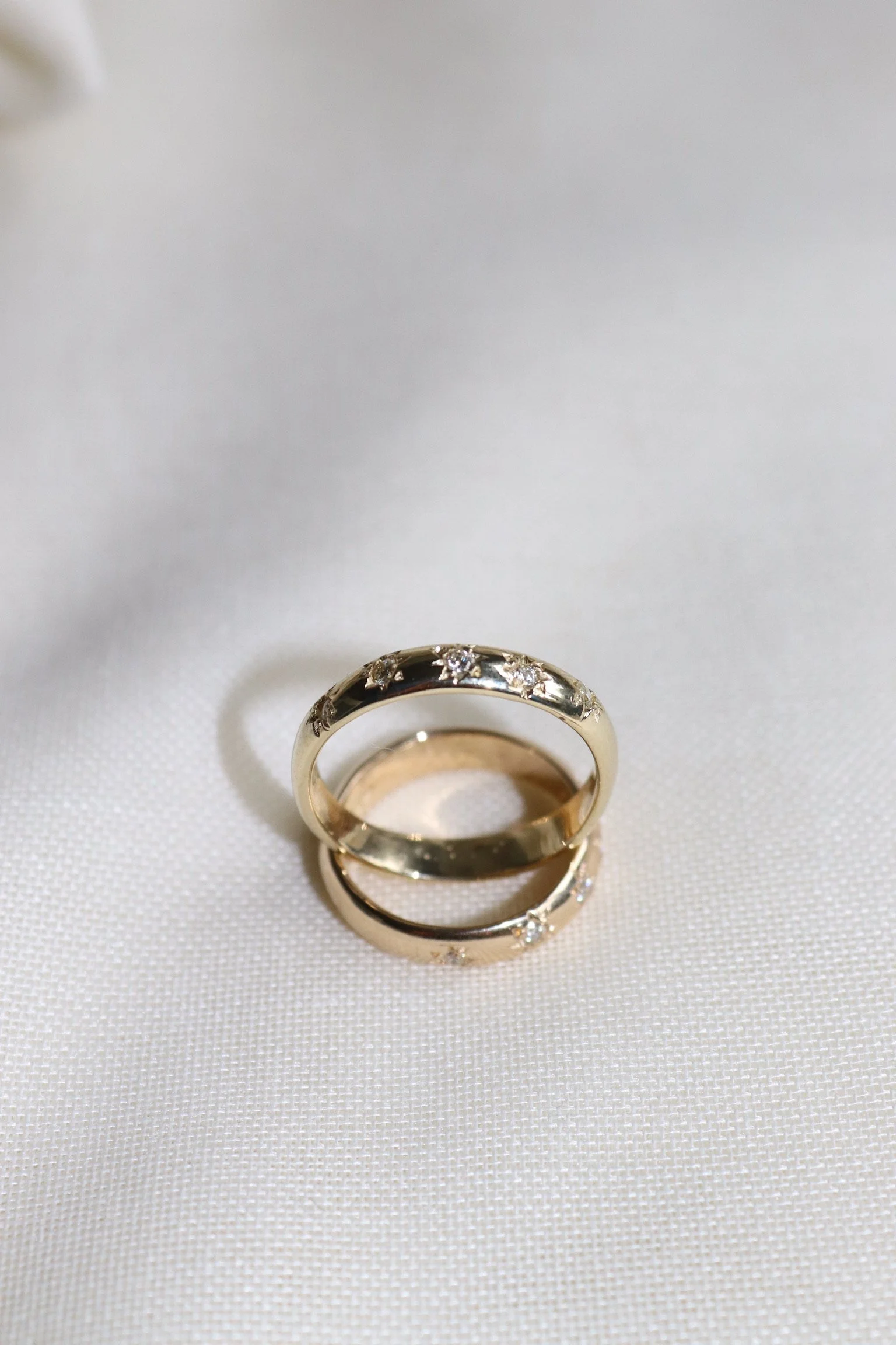 Star Set Diamond Bands