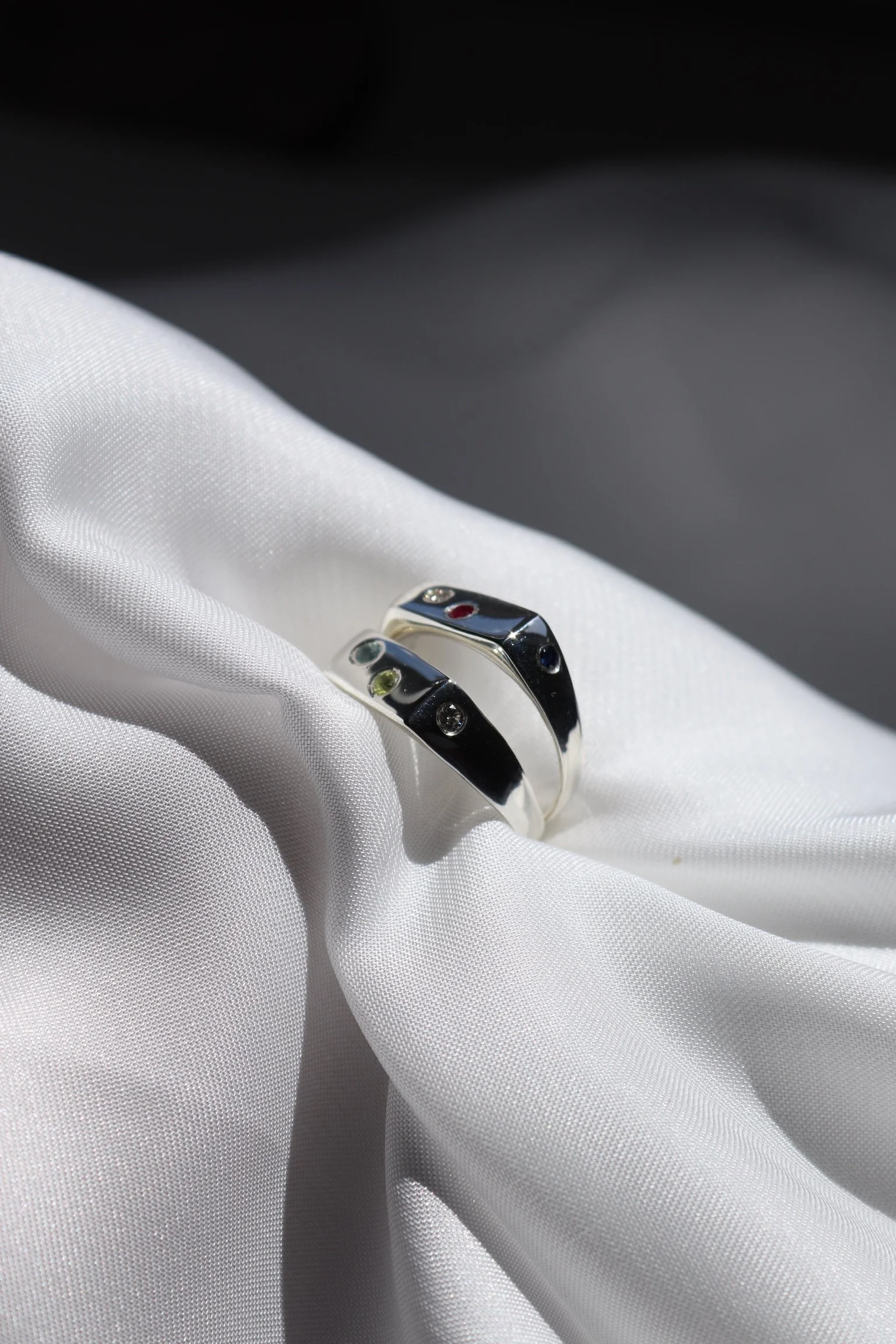 Bespoke Version of the sterling silver autumn or winter signet ring