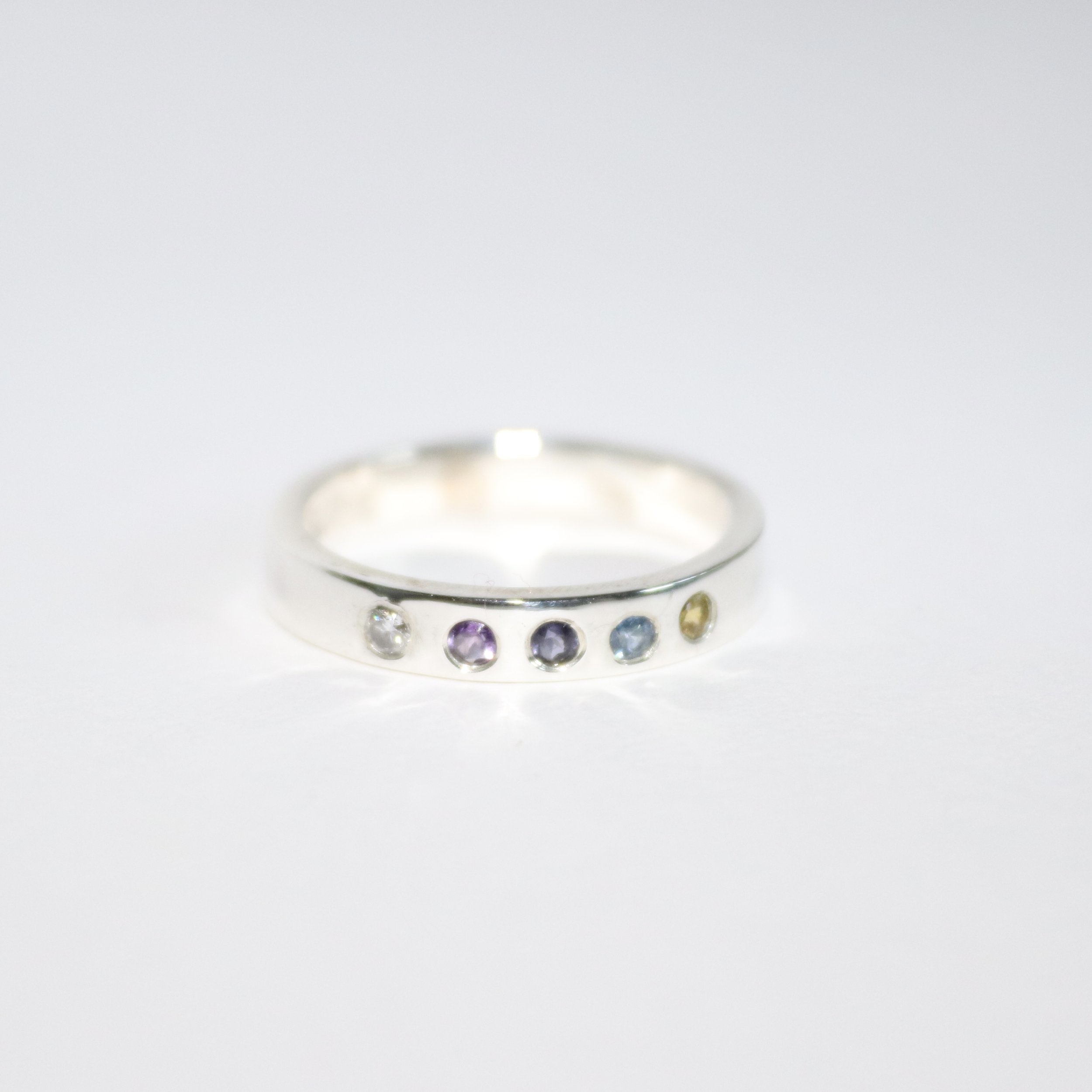 Acrostic Band Ring
