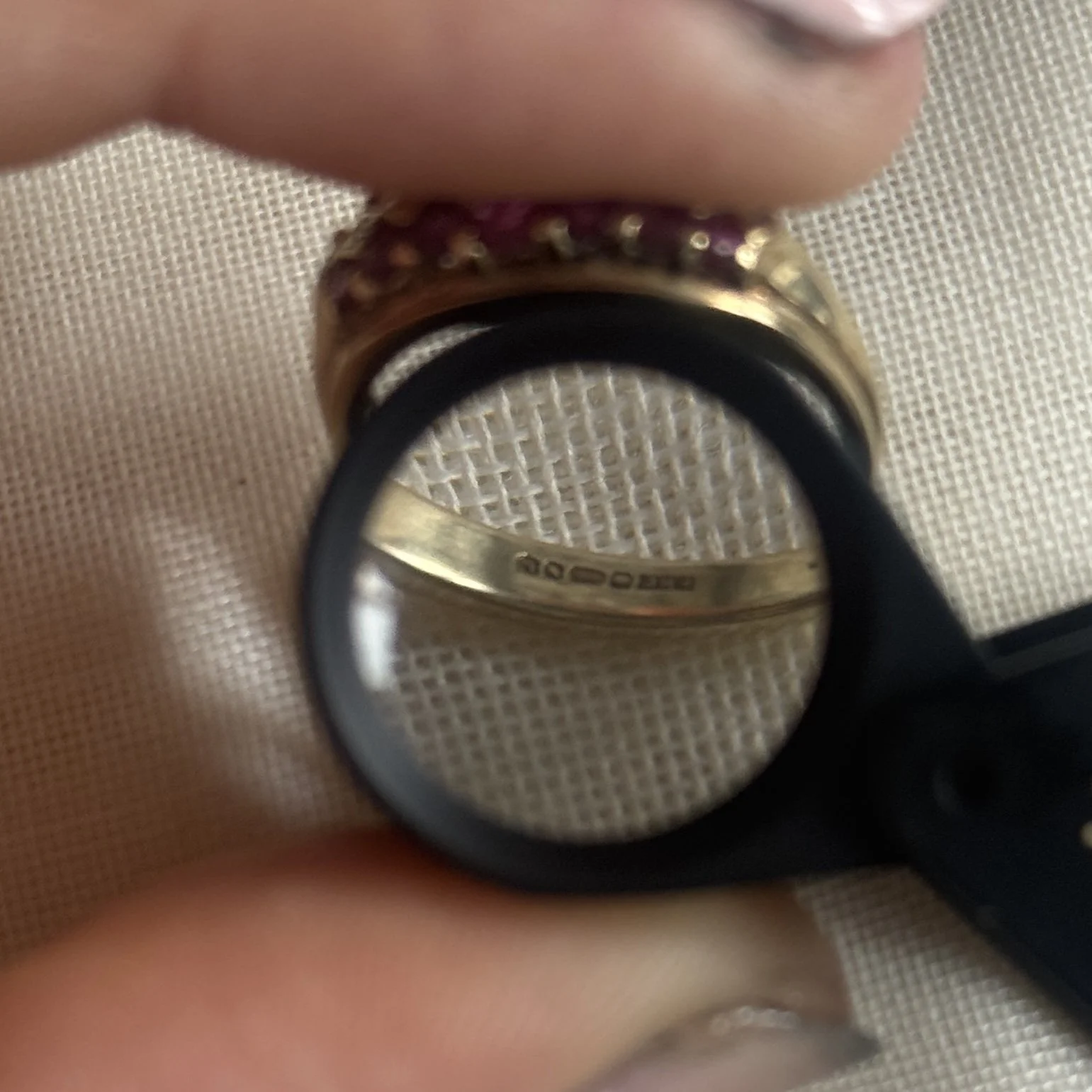 9ct ruby bombe ring hallmark image.JPG