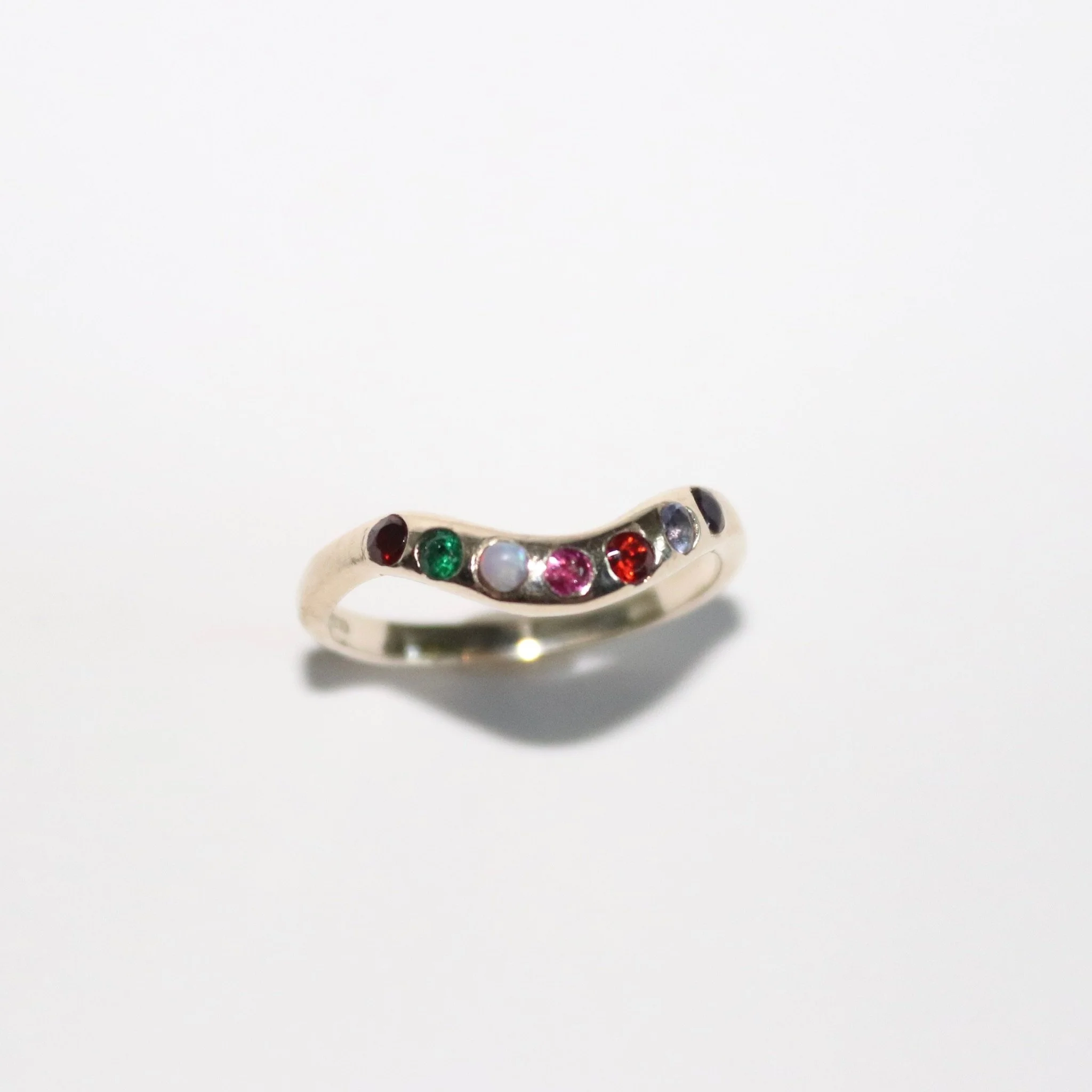 name acrostic curved ring