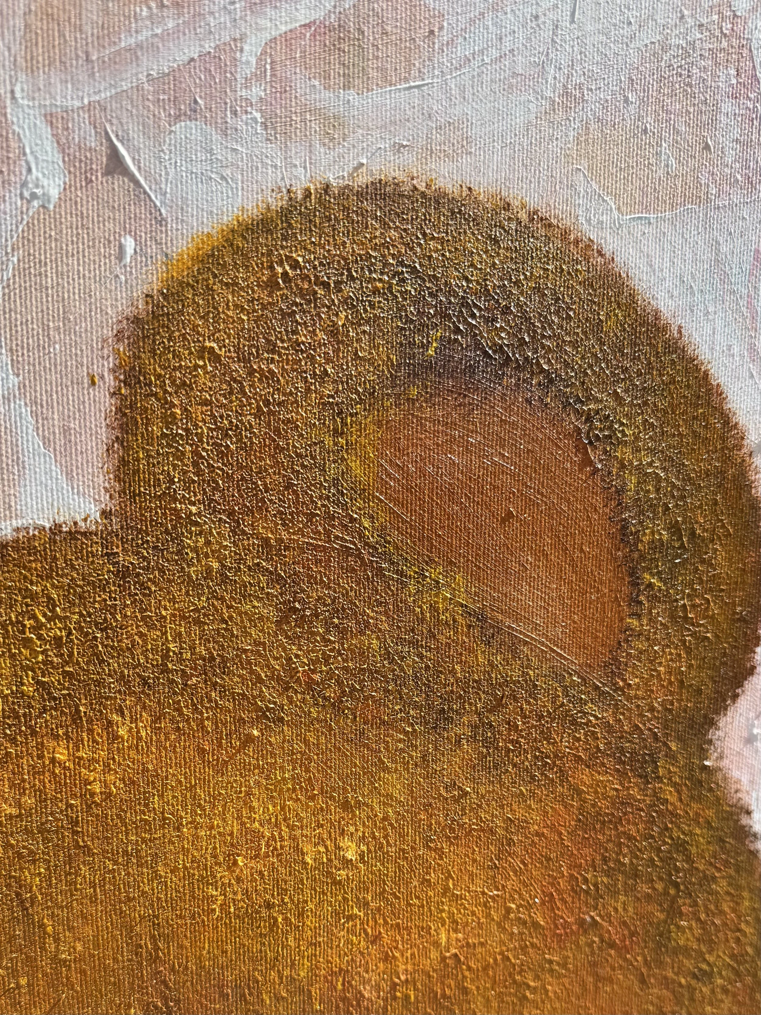 The bear ear clo-up showing how beautifully the artwork is textured with load of emotions, symbolism and authenticity by mKunstraum