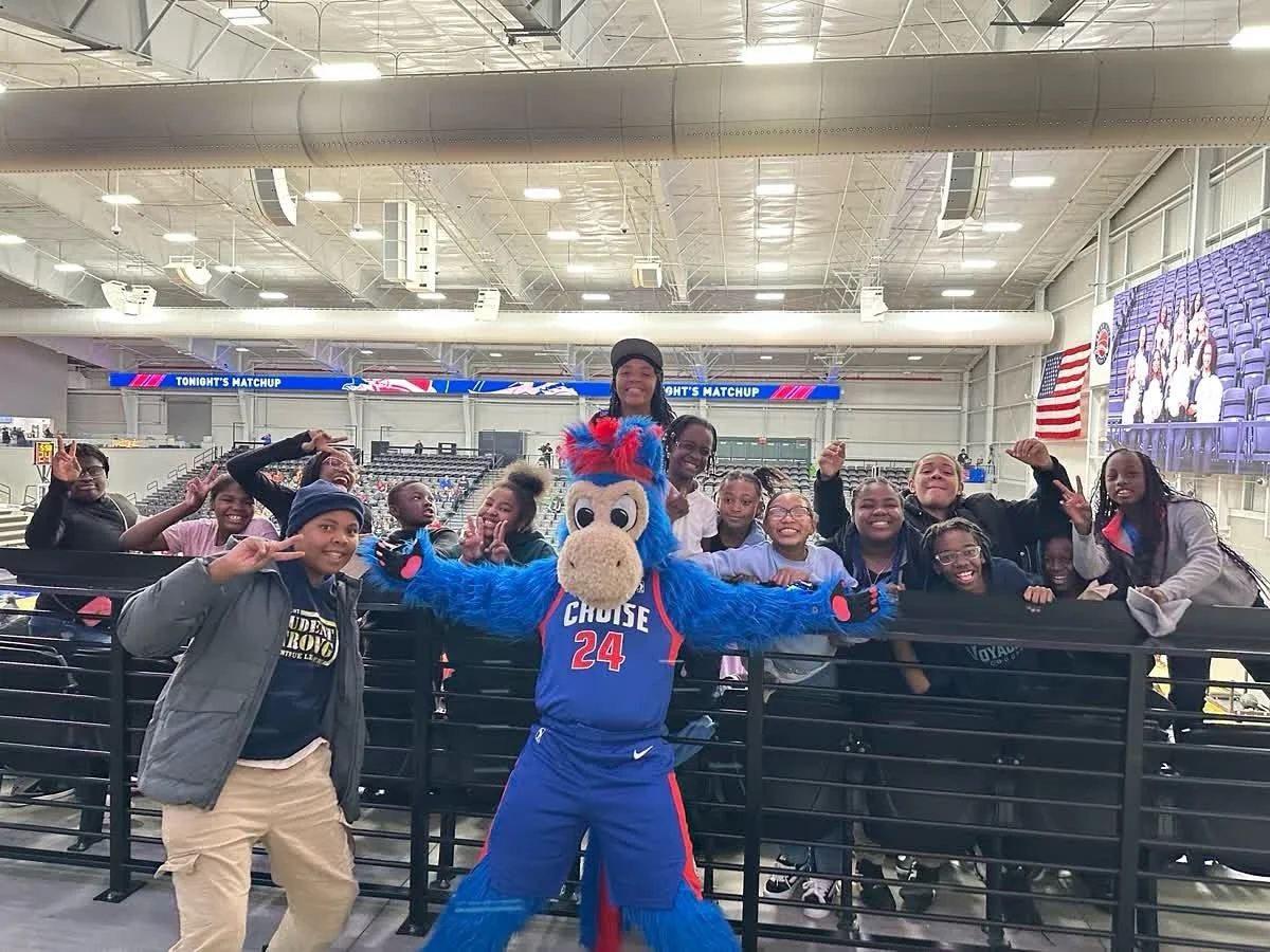 Thanks to @motorcitycruise for providing game tickets to our participants. We had a blast. #fieldtrip #afterschool