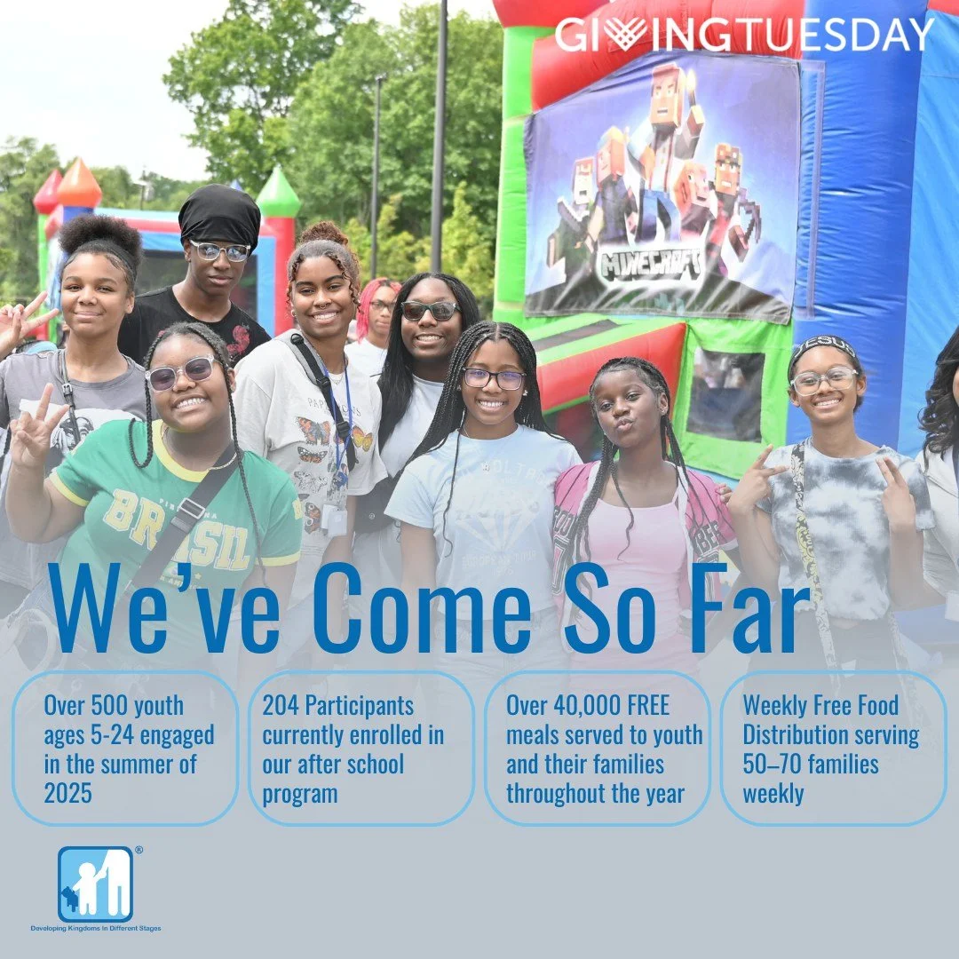 Make a donation. Volunteer. Spread the word.
It all counts. 💙

This #GivingTuesday, every act of support strengthens our village and helps us continue showing up for Detroit youth in a powerful way. Thank you for being part of the community that mak