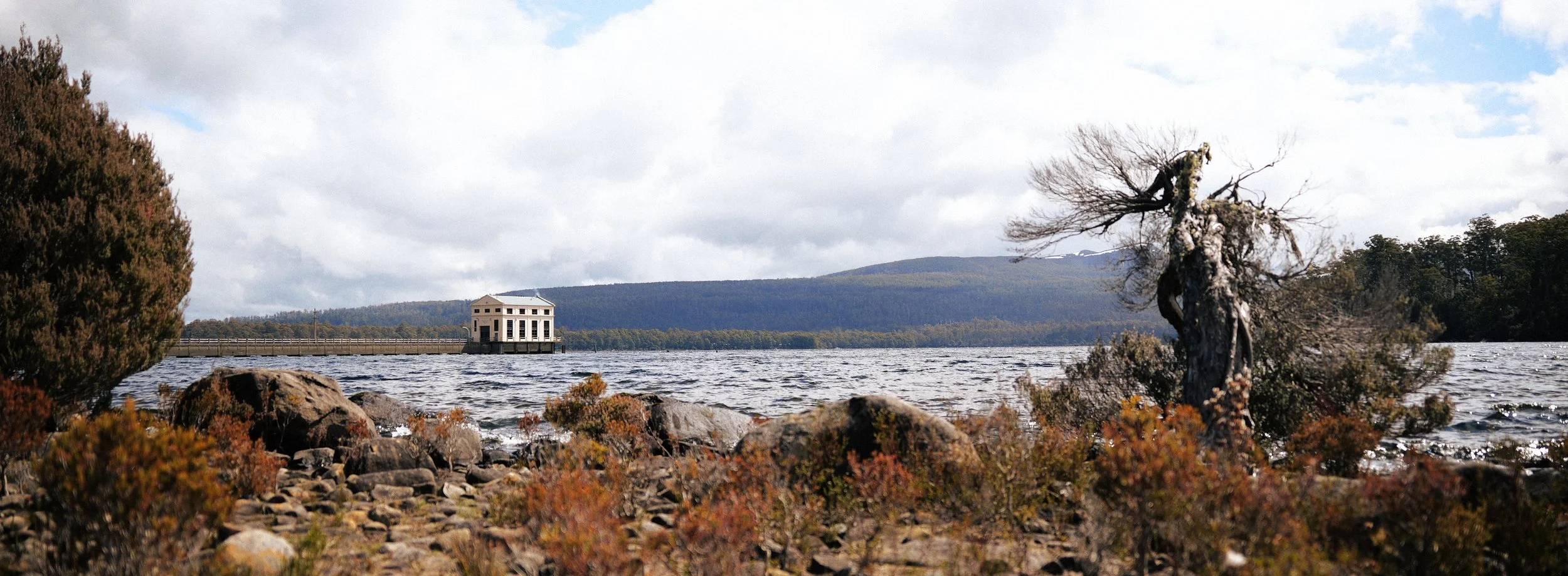 Pumphouse Point, Tasmania (Lustre or Canvas Print)