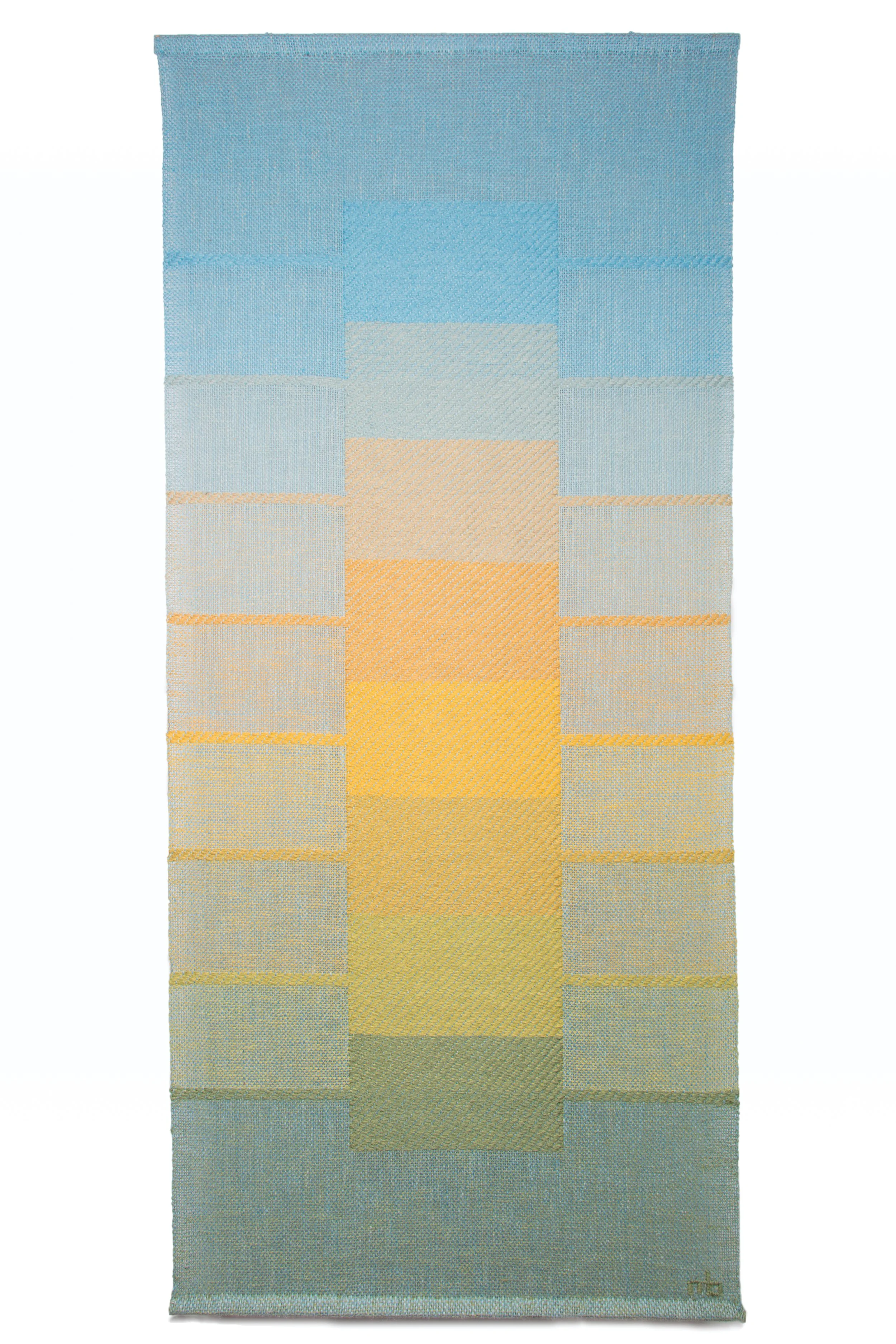 Linen wallhanging. Brandon Green. 80 x 170cms.JPG