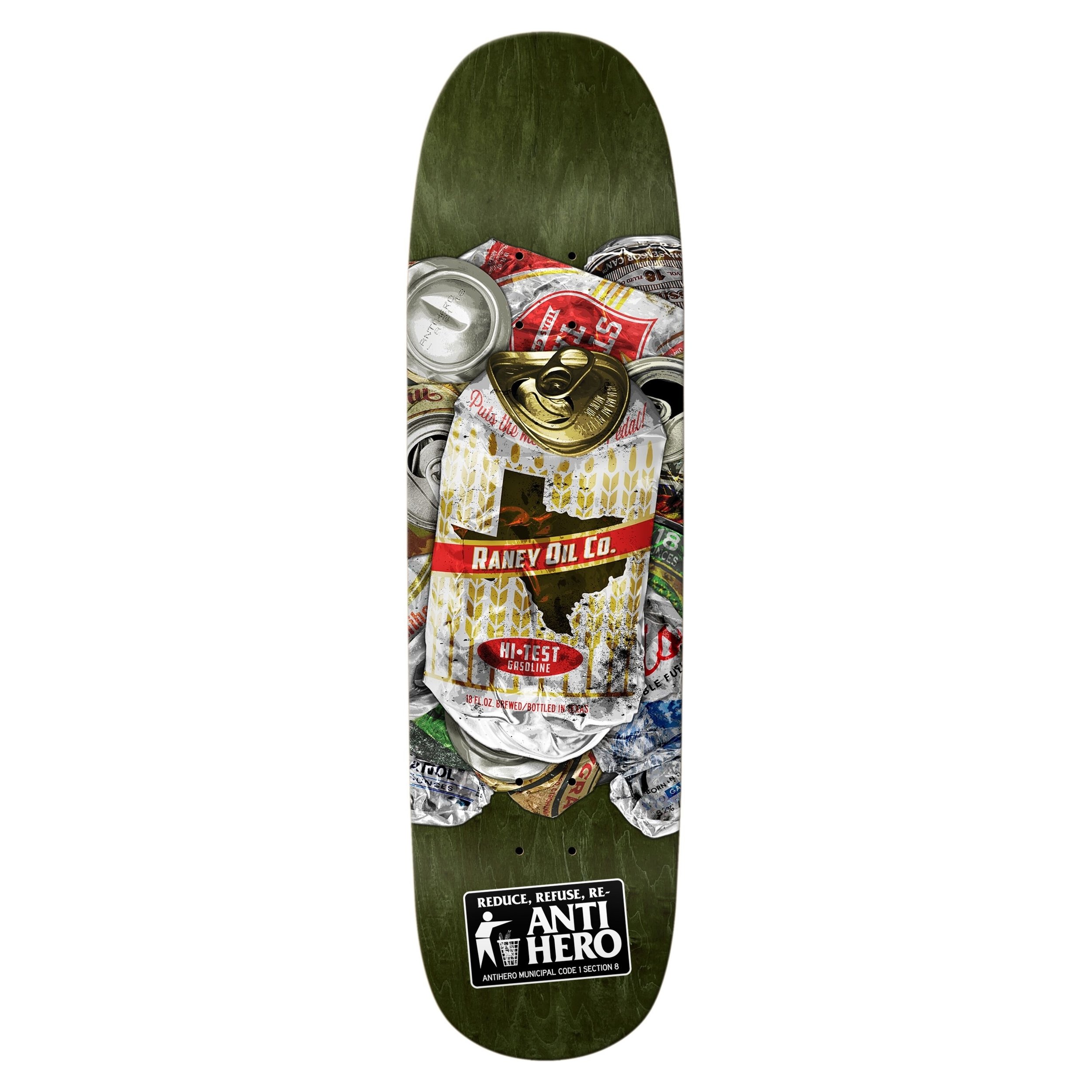 Anti Hero Raney Refuse Shaped Deck 8.63"