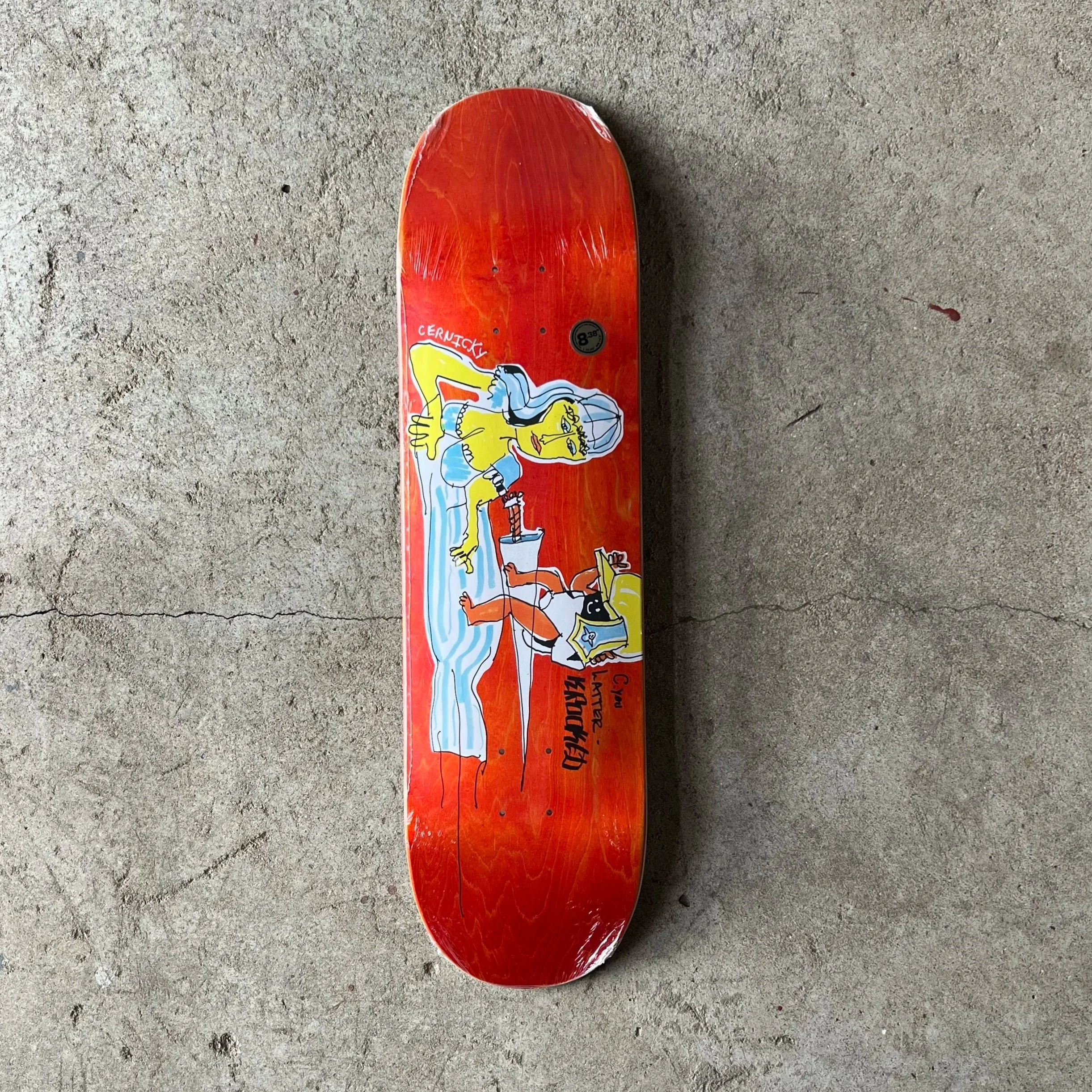 Krooked Eddie Cernicky Latter Deck 8.38"