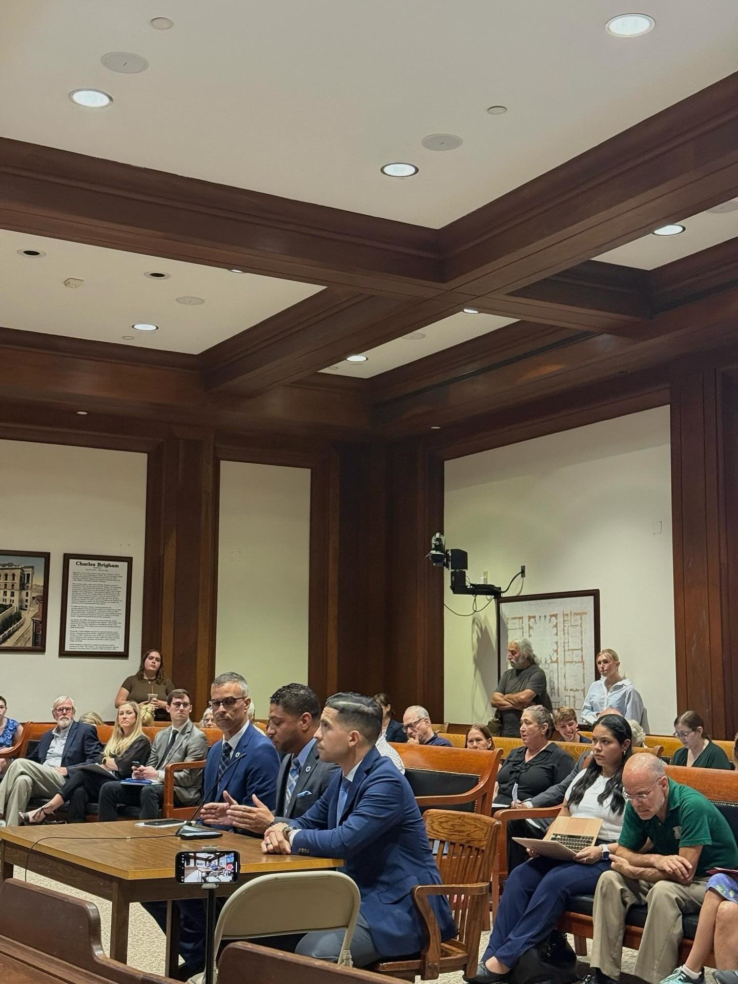 Caucus members standing united for change!
Today, several members proudly stood together during hearings to support two critical priority bills:
H1946 – an act advancing recommendations on facial recognition technology
H1416 – an act pr