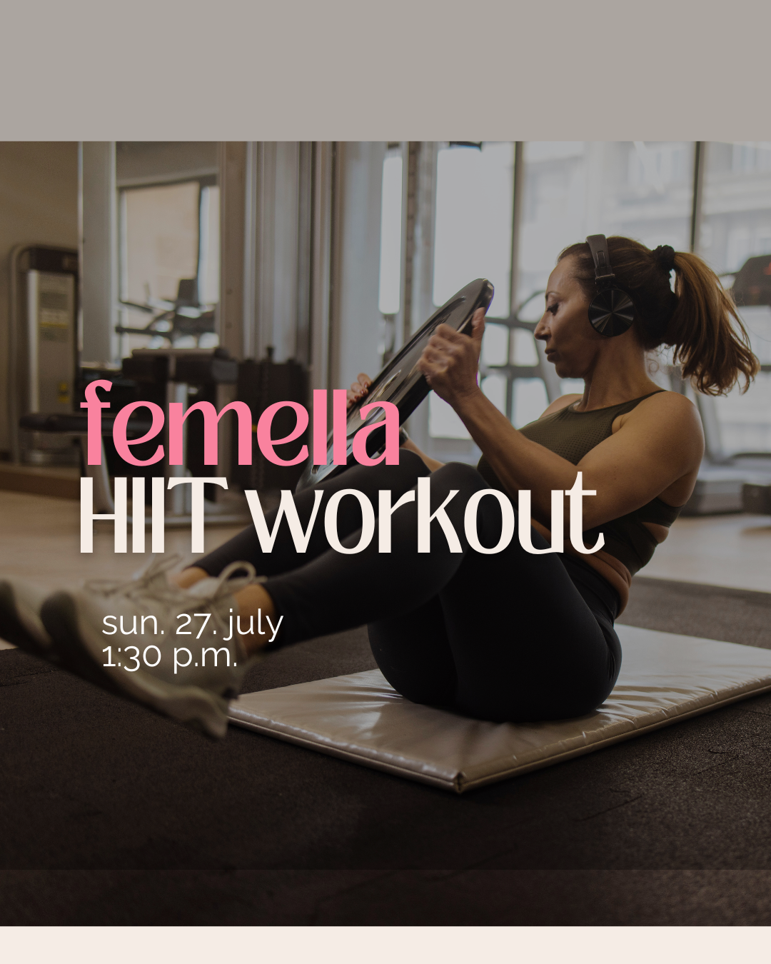 HIIT workout