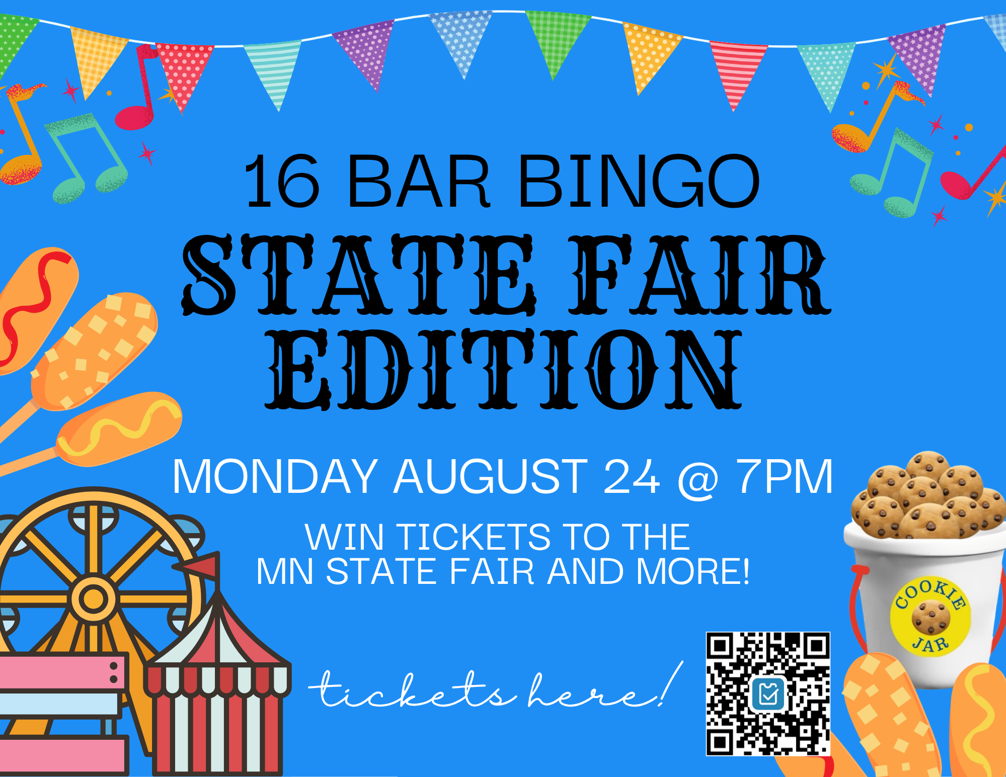 16 Bar BINGO: STATE FAIR EDITION
