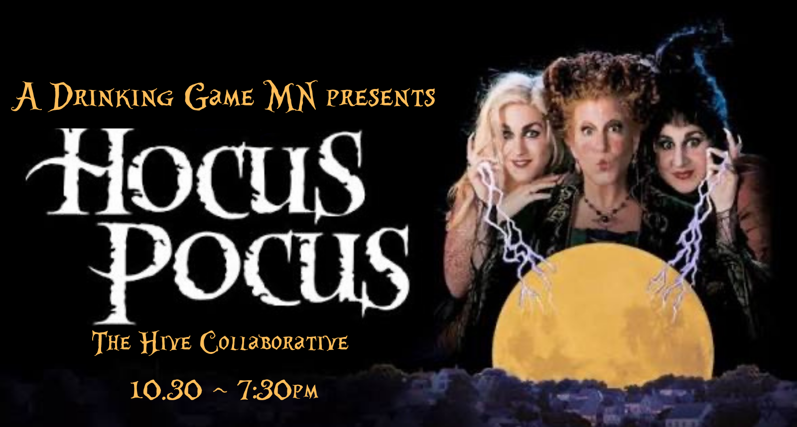 A Drinking Game MN Presents HOCUS POCUS