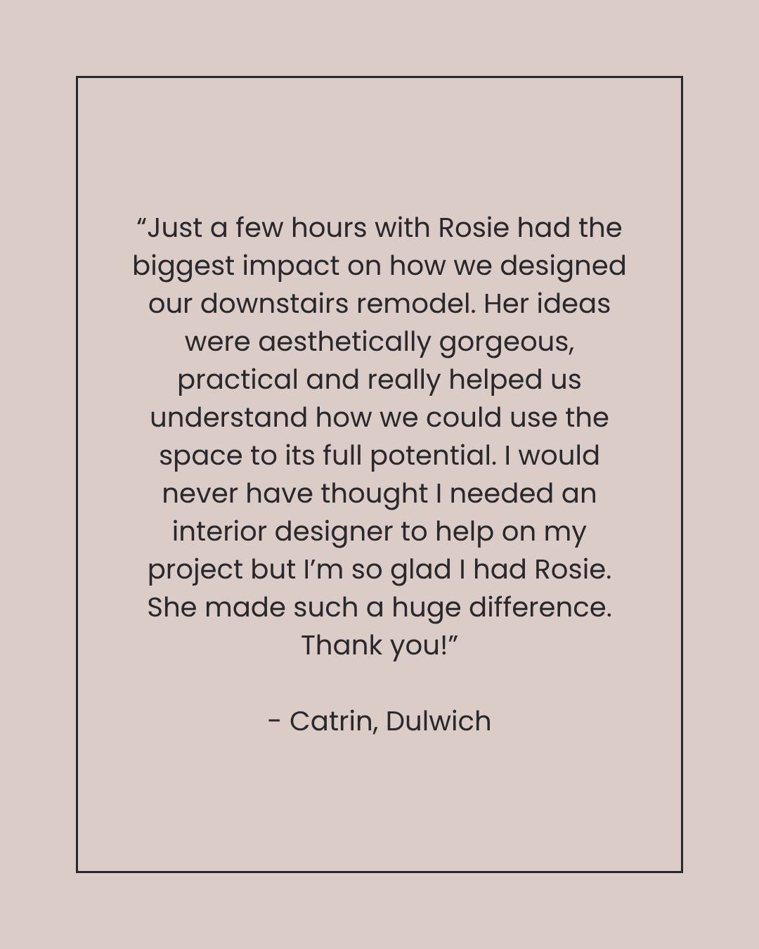 This Dulwich Client began with a simple question; how can we use the space to its full potential?

A few focused hours together, some rethinking of layout flow, and a clearer design direction later&hellip; Catrin was able to execute her ideas with co