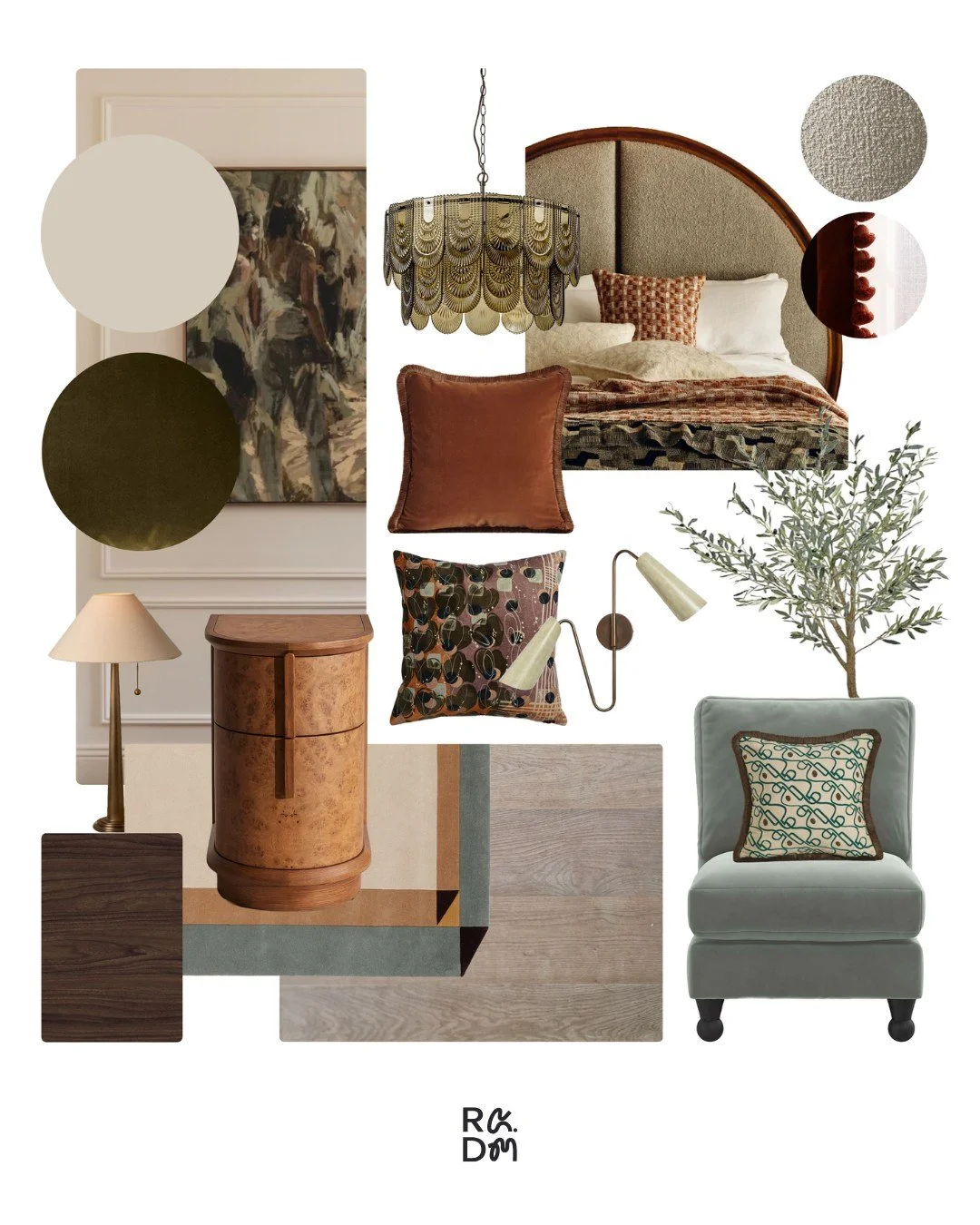 Monday Mood |  Warm . Relaxed . Layered Luxury . Private Club Sophistication .

The Master Suite needs to watch its back. An elevated Guest Bedroom concept designed for slow mornings and five-star stays. Fair warning: your guests might never leave.