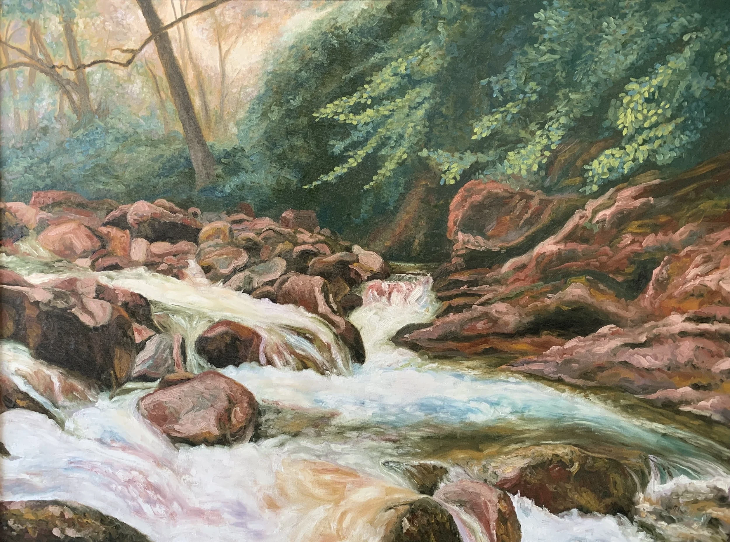 Stepping Stones, Smokie Mnts, TN 30x40.jpg