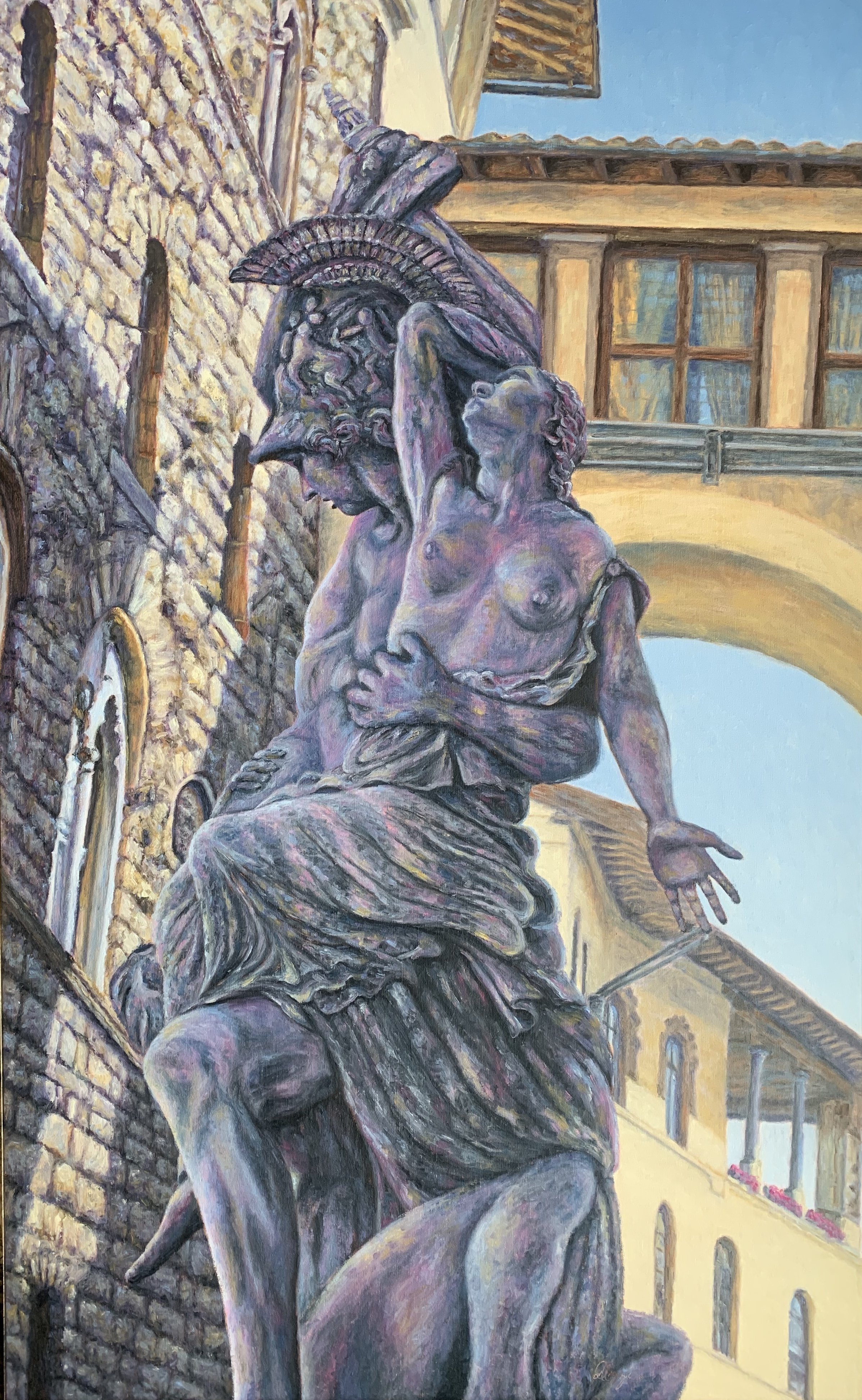 Ratto di Polissena, Florence Italy 48x30.jpg