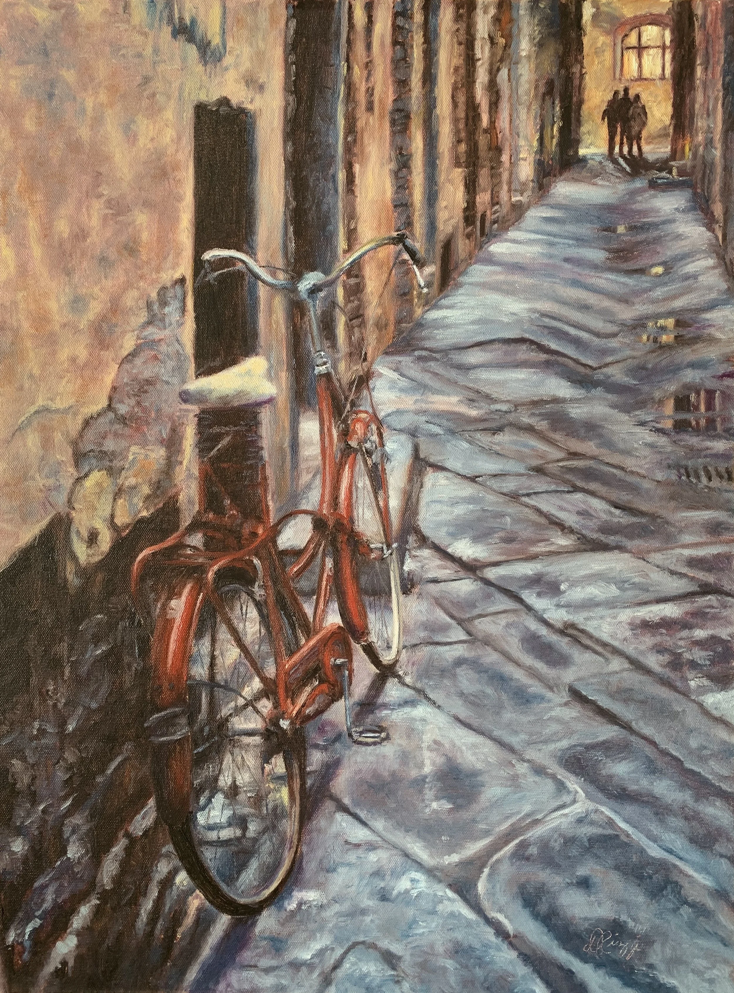 Pedal me Home, Florence Italy 24x18.jpg