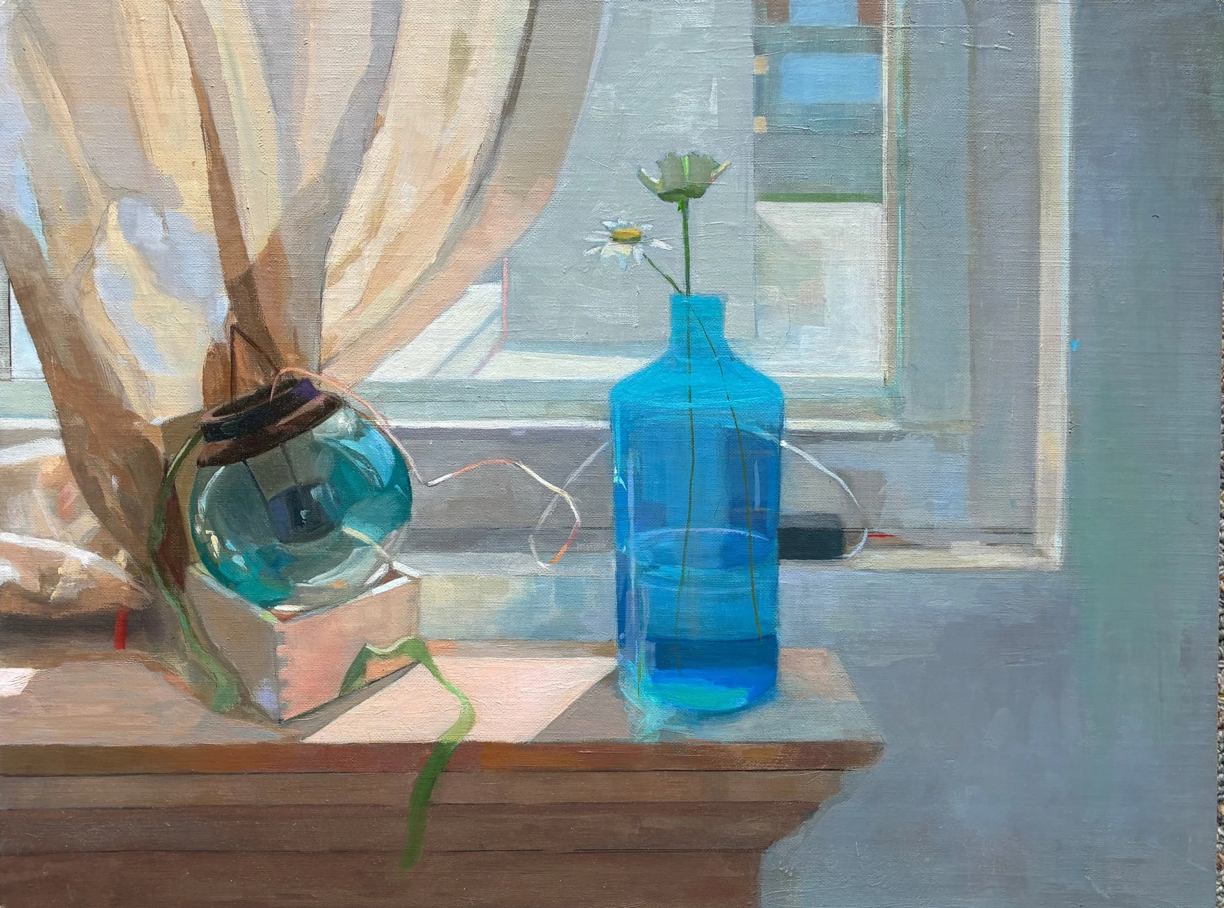  24 x 18  oil on linen panel  (in progress) 