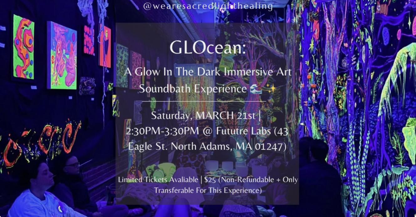 GLOcean: A Glow In The Dark Immersive Art + Soundbath Experience