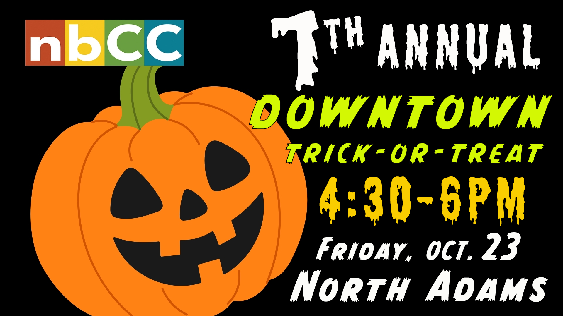 nbCC's Annual Downtown Trick or Treat 