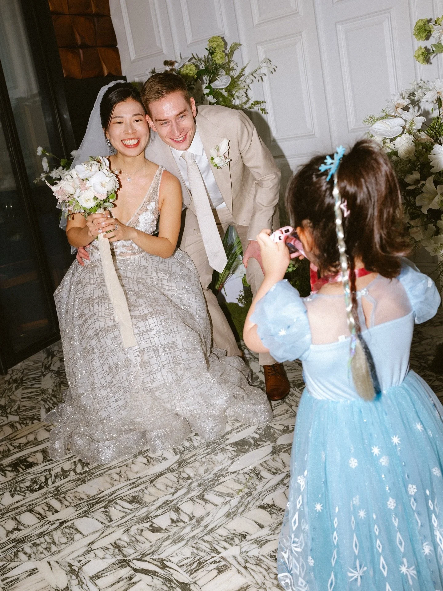 June &amp; Chris 💍 Wedding Florals 

Still thinking about this lovely day 💕 soft blooms, laughter, and that kind of warmth you can&rsquo;t quite describe.

For June&rsquo;s bouquet, we went with creamy whites and gentle blush tones 🤍🤍 something t
