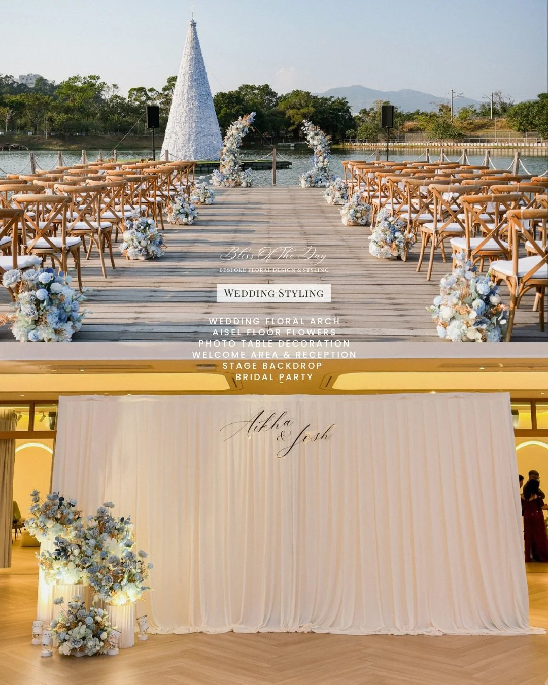 Highlights from Aikha and Josh&rsquo;s wedding ceremony at Lake House @lakehouse.hk @levowhk 

&middot;
Bliss Of The Day @blissoftheday
Modern Vintage Floral Atelier 𓆸 est. 2021