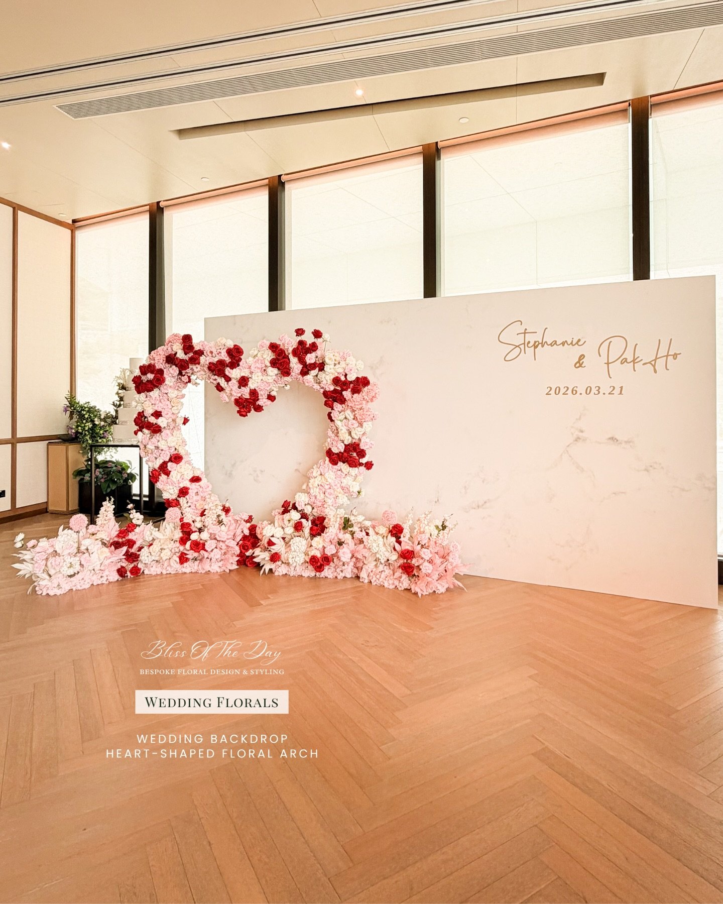 Heart-shaped perfection for a beautiful wedding! ❤️

Nothing says &rdquo;True Love&ldquo; like this heart-shaped floral setup at The Fullerton Ocean Park Hotel @fullertonoceanpark . The perfect blend of elegance and romance for Stephanie &amp; Pak Ho