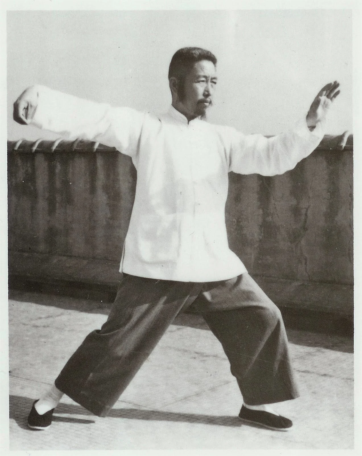Cheng Man-ch’ing in Single Whip posture