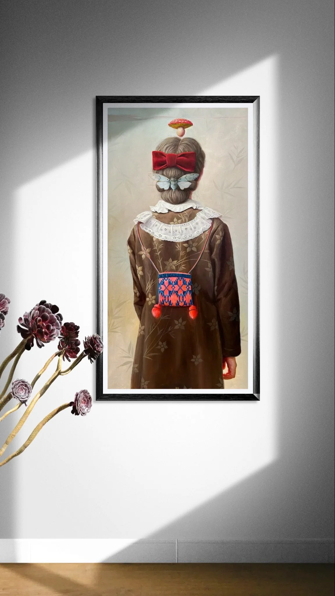 Woman looking at gallery wall-5.jpg