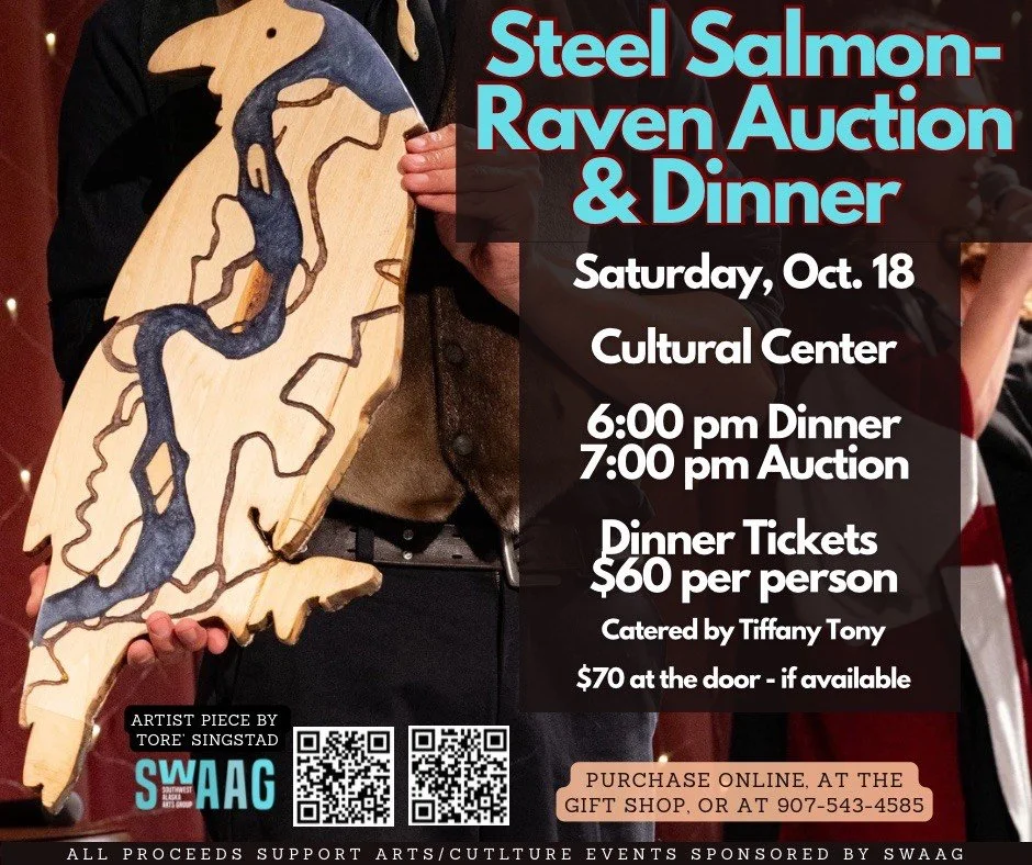 Steel Salmon & Raven Auction