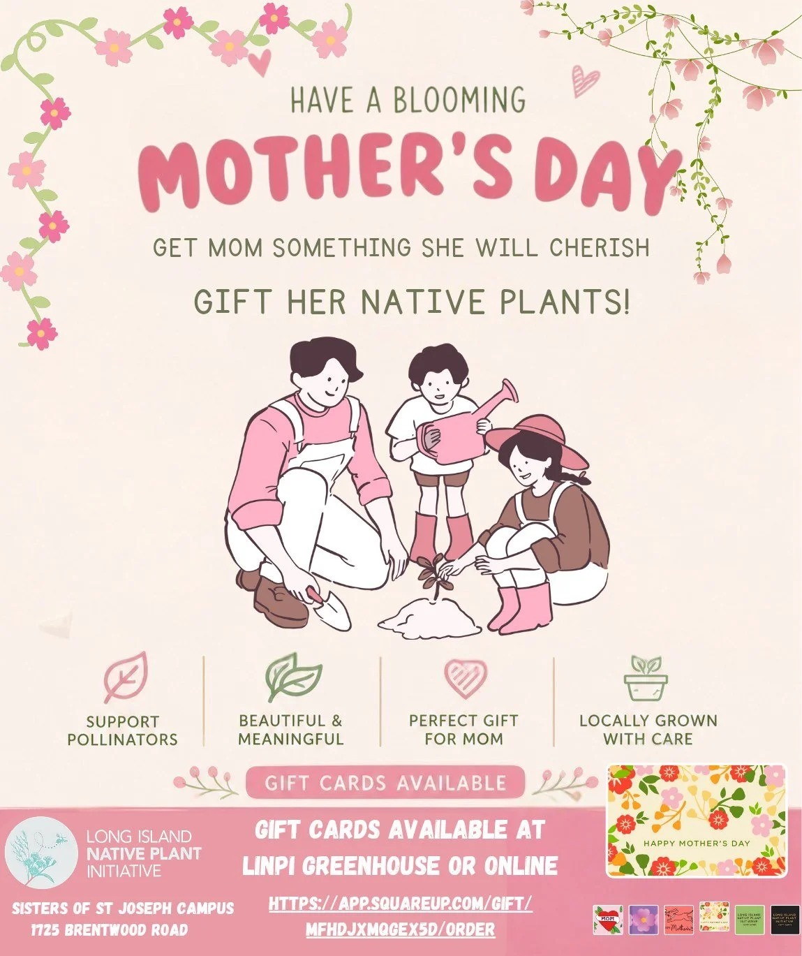 Don't worry- there is still time to get Mom exactly what she wants...NATIVE PLANTS!  Order online (link in bio)
 #mothersday #MothersDayGift #stepmomgift #grandmothergift