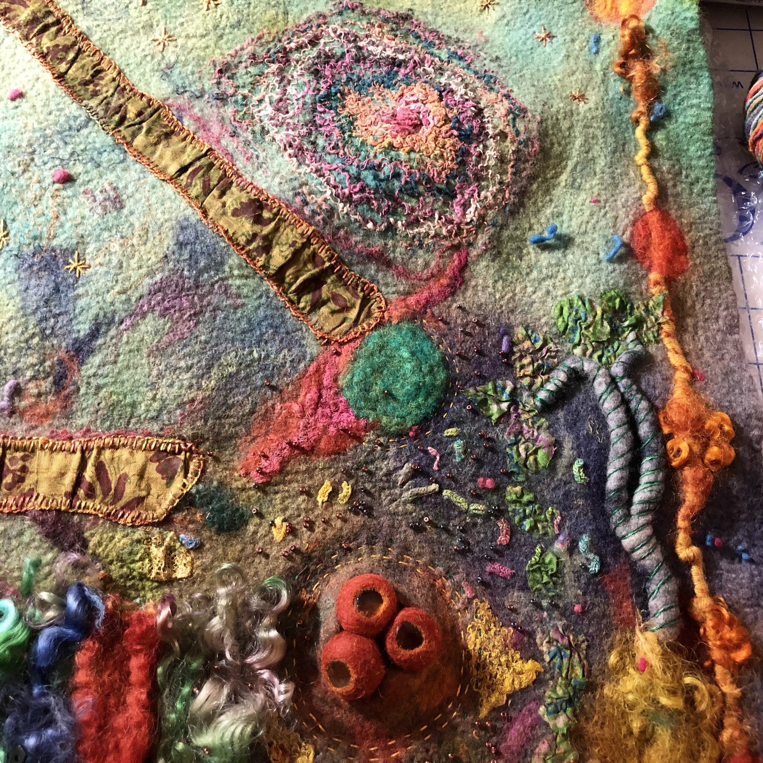 Felted Wall Art by Josie's Colourful Journey