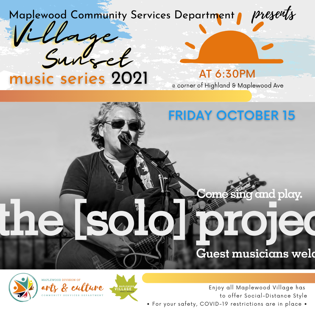 Village Sunset Music Series - The [Solo] Project