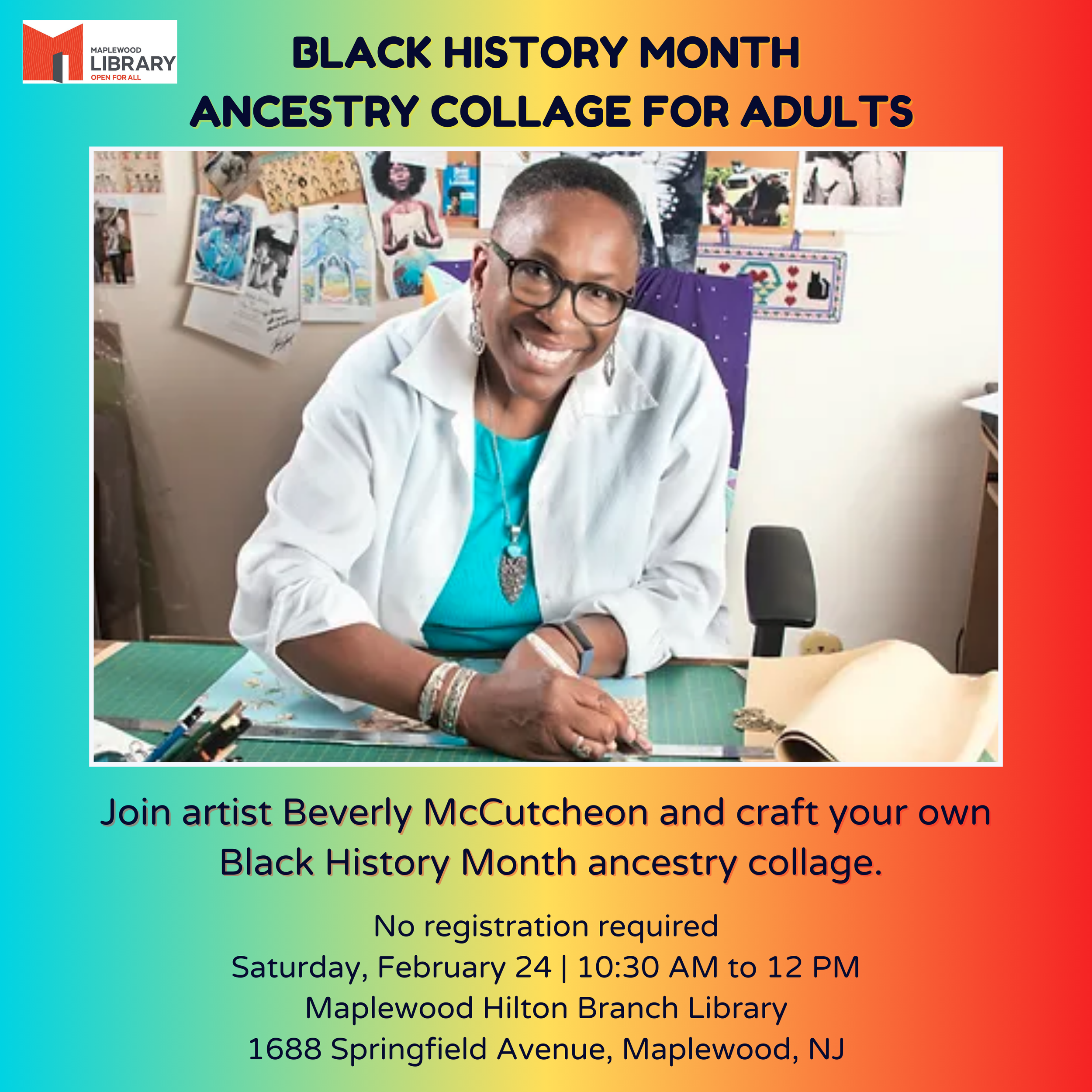 Black History Month Ancestry Collage for Adults