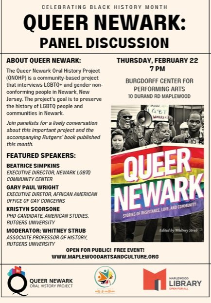 Queer Newark: Panel Discussion
