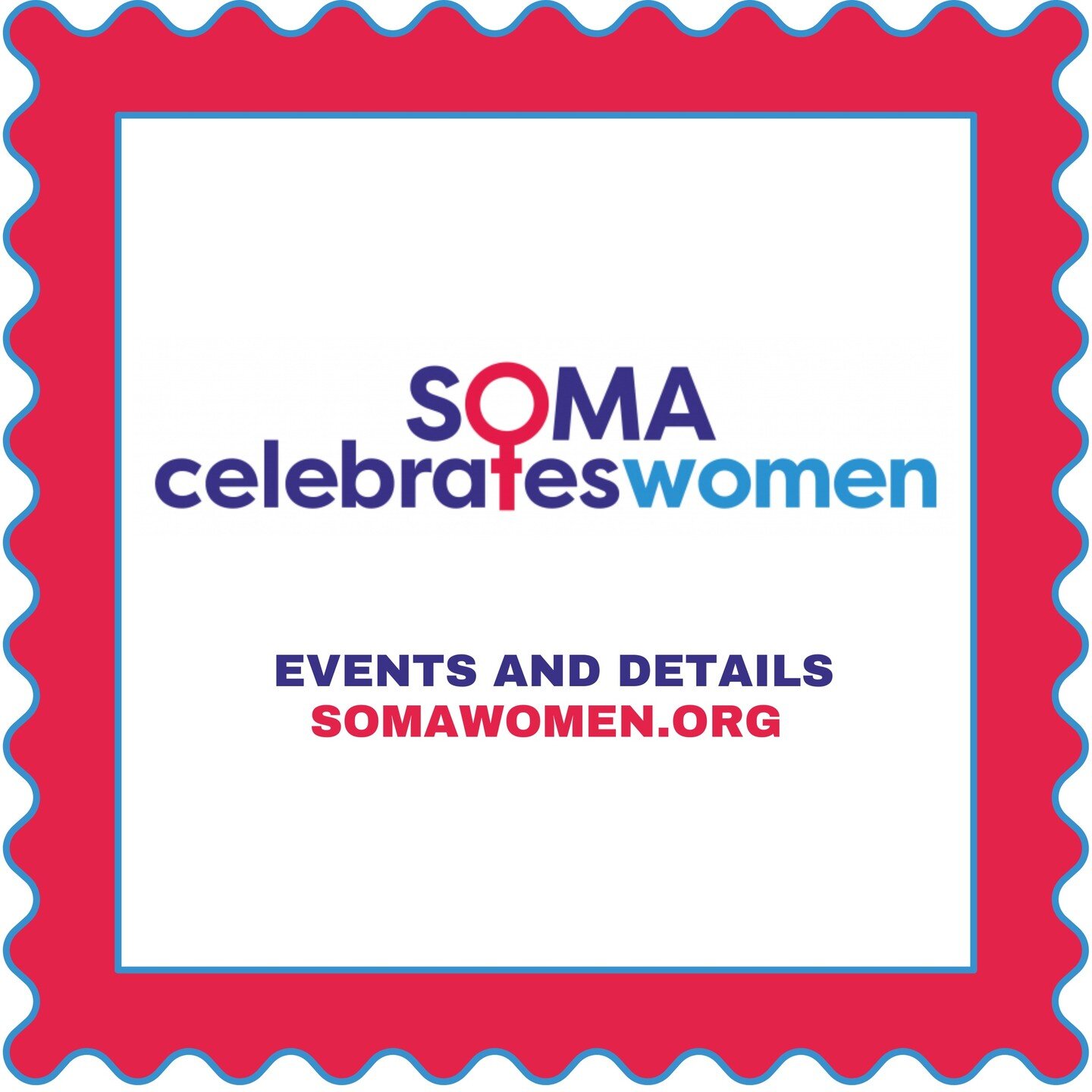 Come and Celebrate Women's History Month 2024 with us!

See the listing of events in SOMAcelebrateswomen
Link in Bio

#WomensHistoryMonth
#WomenInHistory
#HerStory
#WomenEmpowerment
#Feminism
#WomenWhoLead
#InspirationalWomen
#StrongWomen