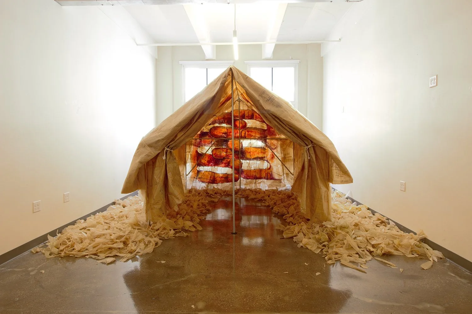 “REFLECTING REFUGE” ARTIST CHRISTINE SAUERTEIG-PILAAR REFLECTS ON REFUGE, IDENTITY AND HOPE MAPLEWOOD, NJ –