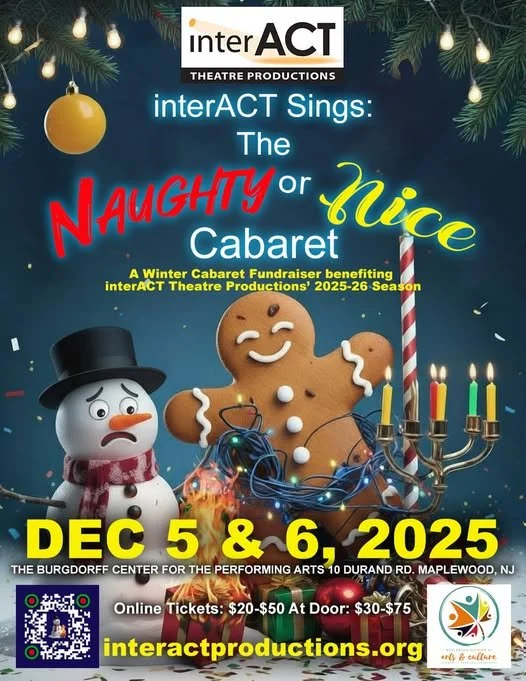 Tonight and Tomorrow Only!

🎟️✨ 𝐓𝐢𝐜𝐤𝐞𝐭𝐬 𝐨𝐧 𝐬𝐚𝐥𝐞 𝐧𝐨𝐰! ✨🎟️

Join us for 𝐢𝐧𝐭𝐞𝐫𝐀𝐂𝐓&rsquo;𝐬 𝐍𝐚𝐮𝐠𝐡𝐭𝐲 𝐨𝐫 𝐍𝐢𝐜𝐞 𝐂𝐚𝐛𝐚𝐫𝐞𝐭, a festive holiday fundraiser that helps support the rest of our 𝐟𝐚𝐧𝐭𝐚𝐬𝐭𝐢𝐜 𝟐𝟎𝟐𝟓